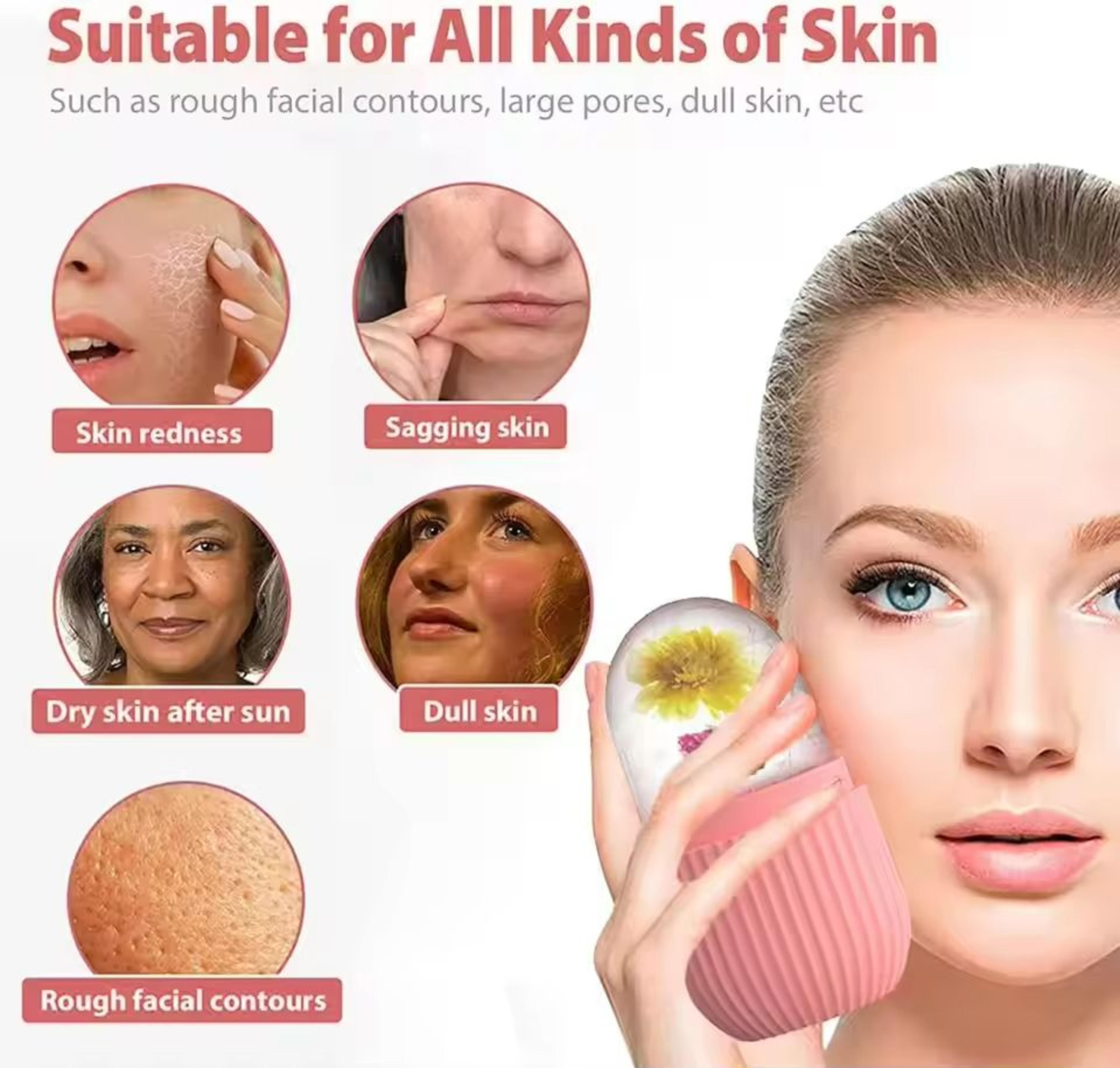Silicone Ice Ball Face Massager Skin Care Tool 5