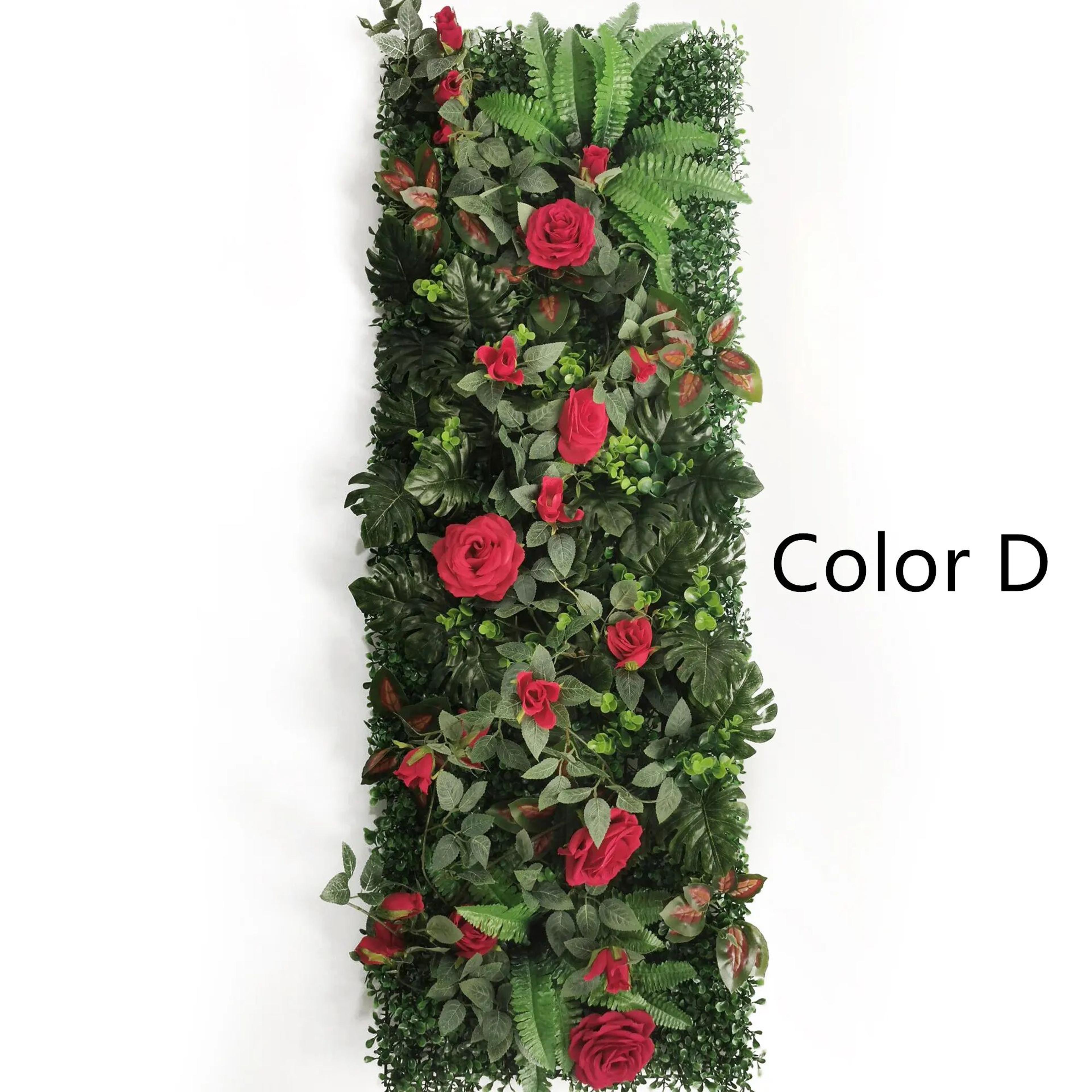 Artificial Rose Lawn Wall Panel Decorative Mat 5