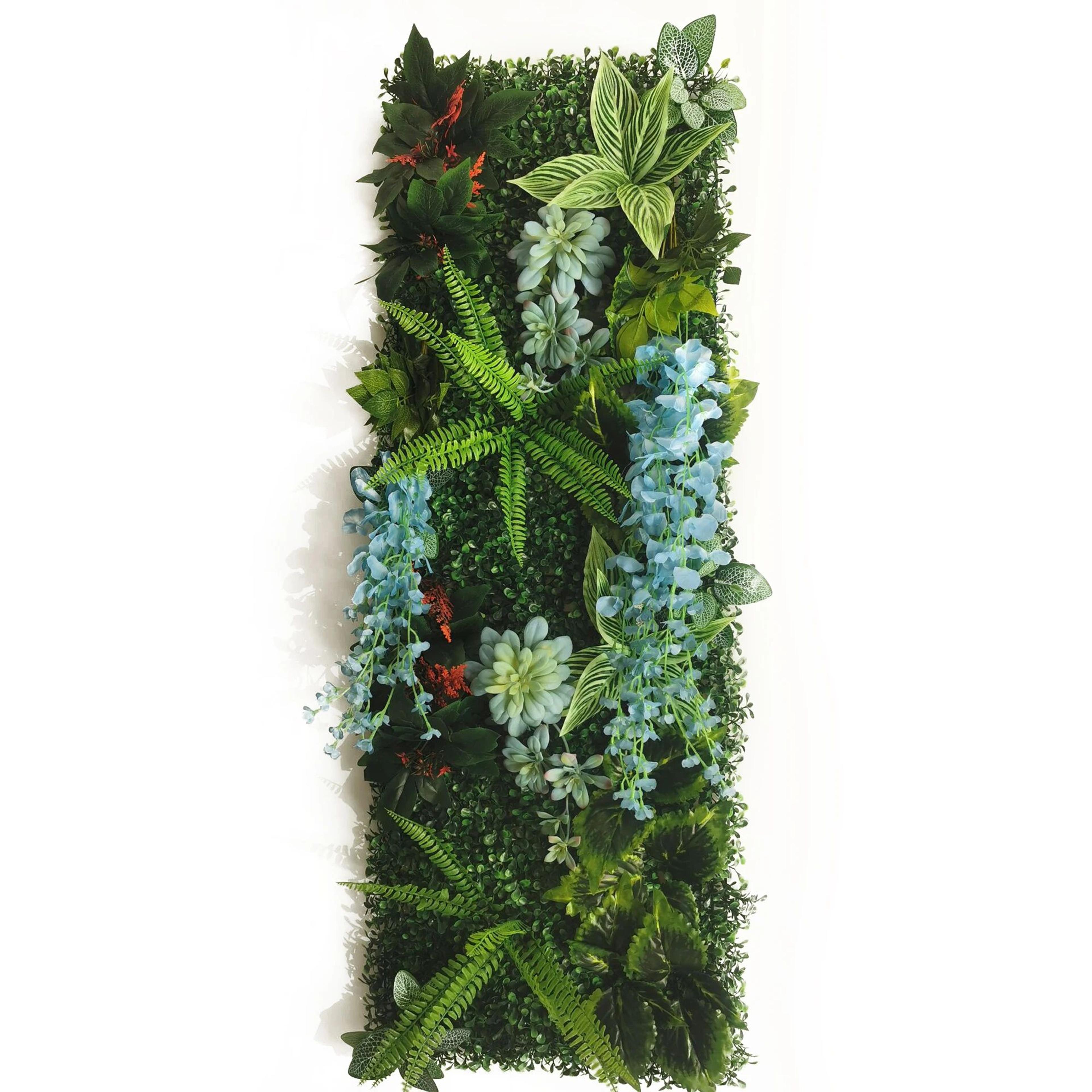 Artificial Rose Lawn Wall Panel Decorative Mat 12