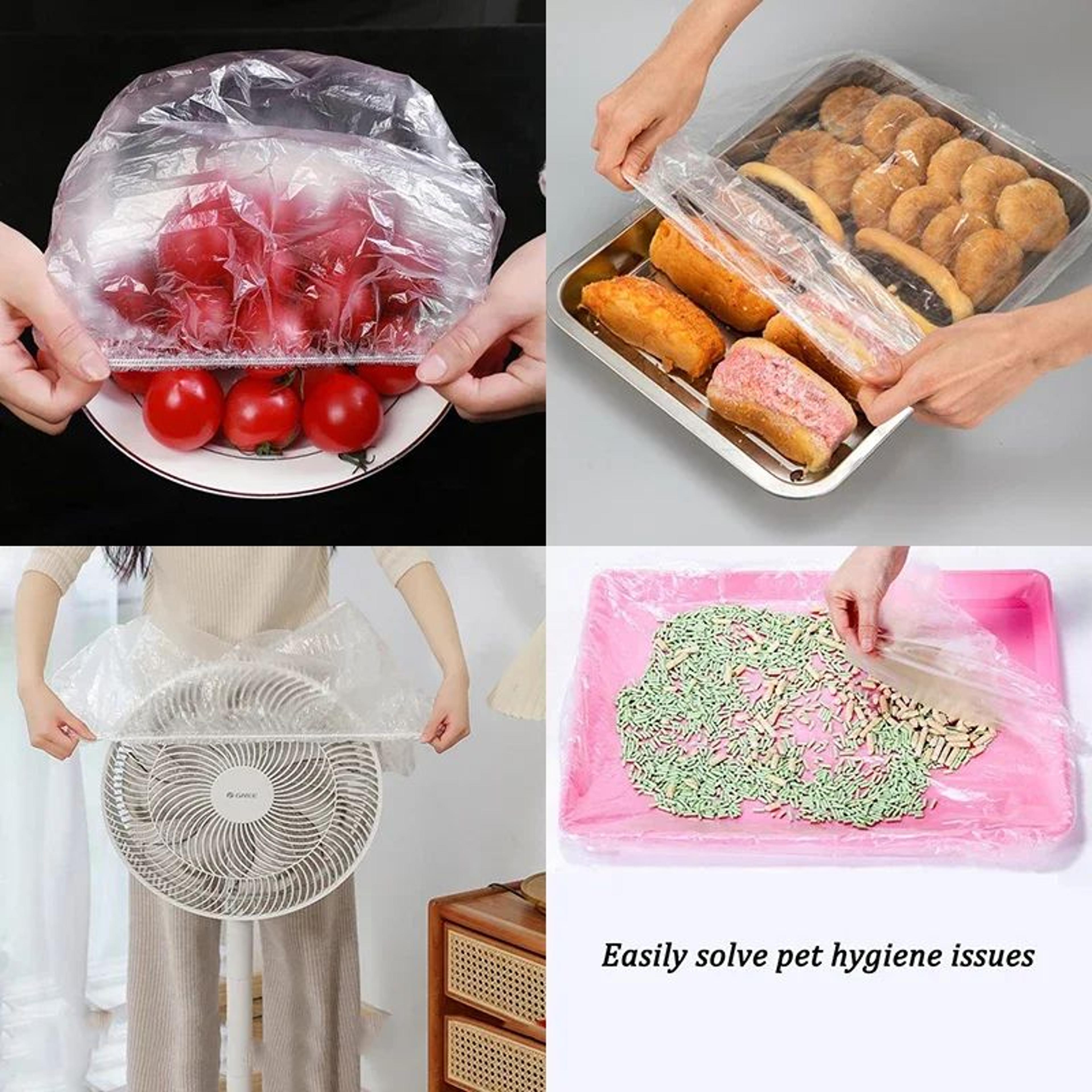 Disposable Elastic Food Cover Storage Wrap 1