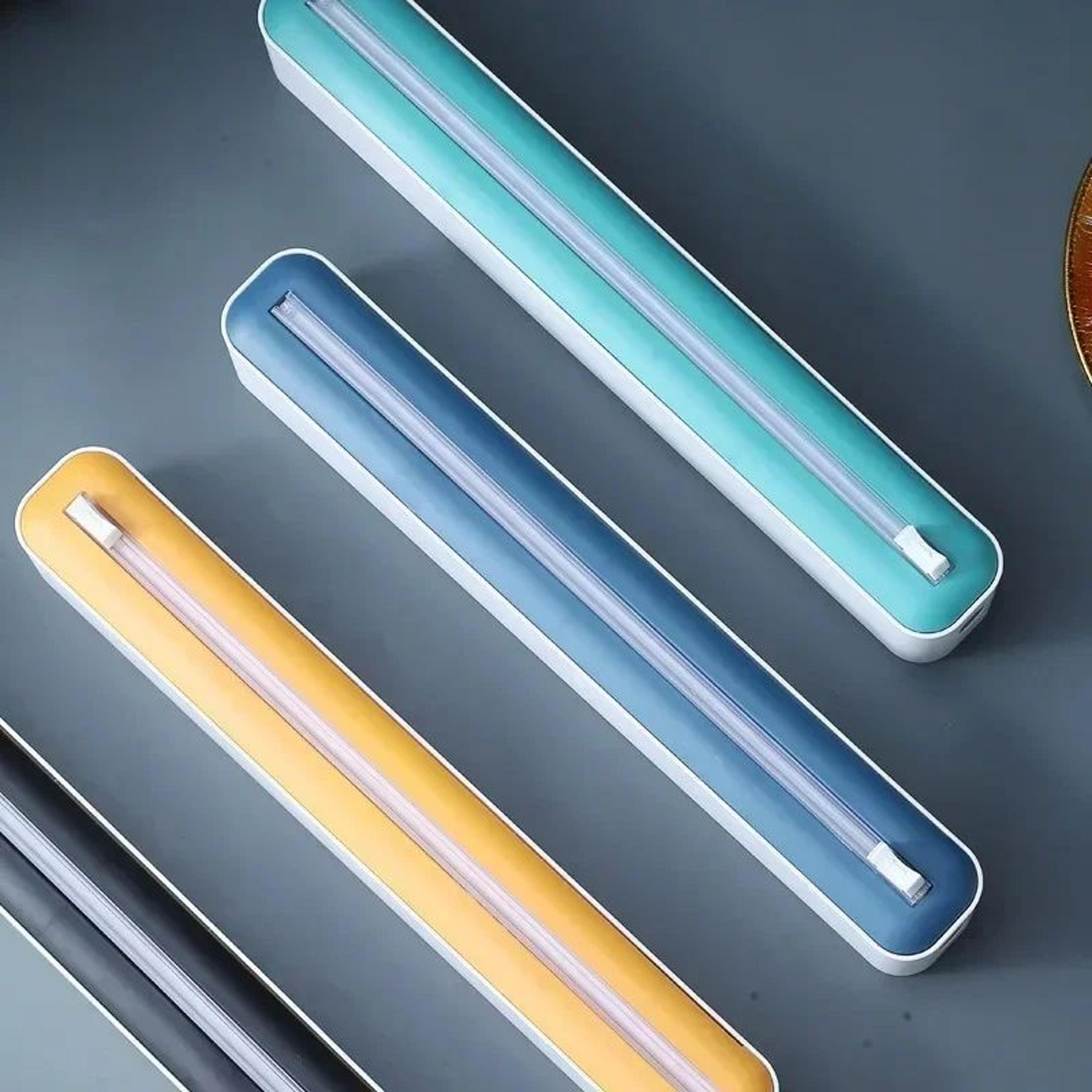 Cling Film Cutter Storage Box With Suction Cup 1