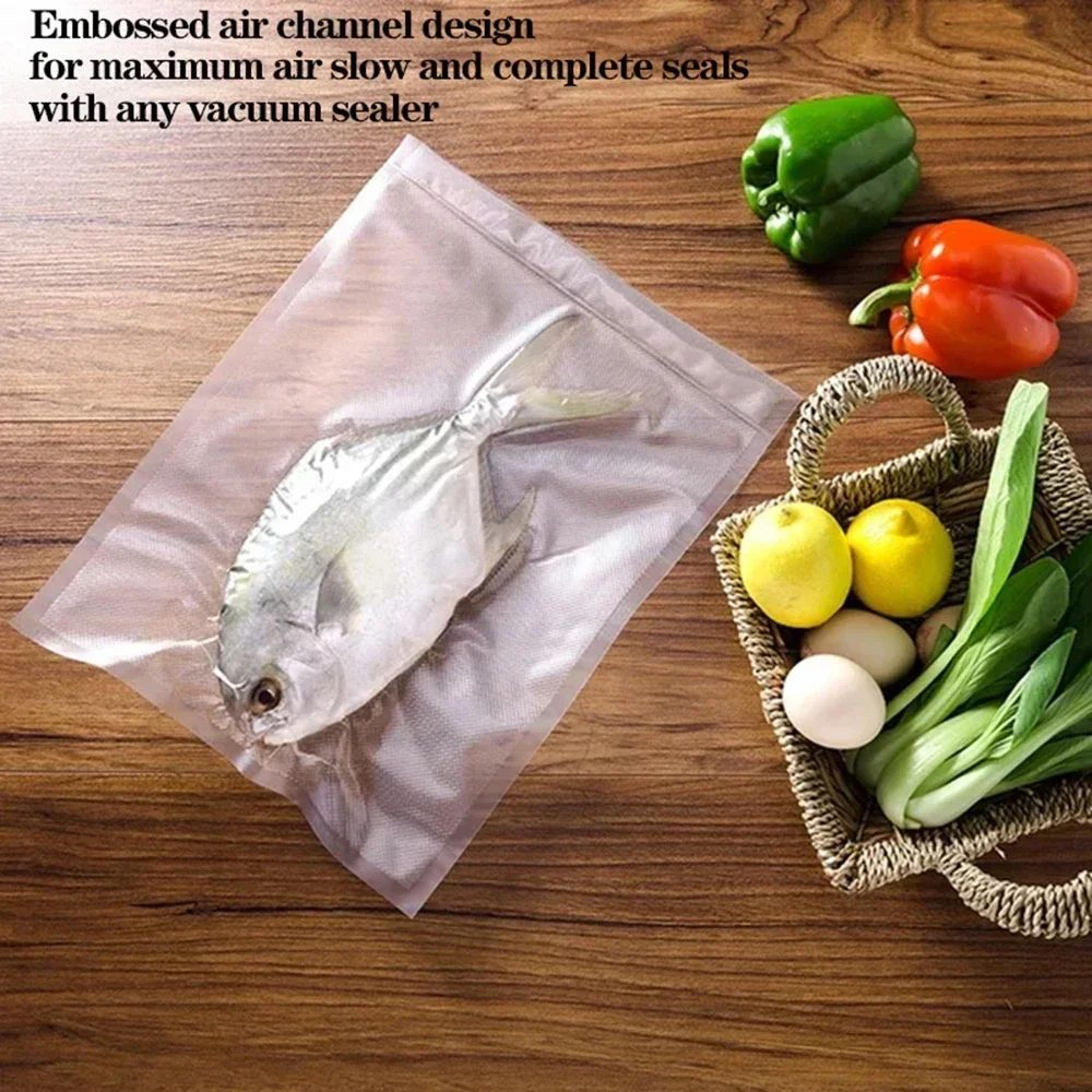 BPA Free Vacuum Food Storage Roll Bag 5