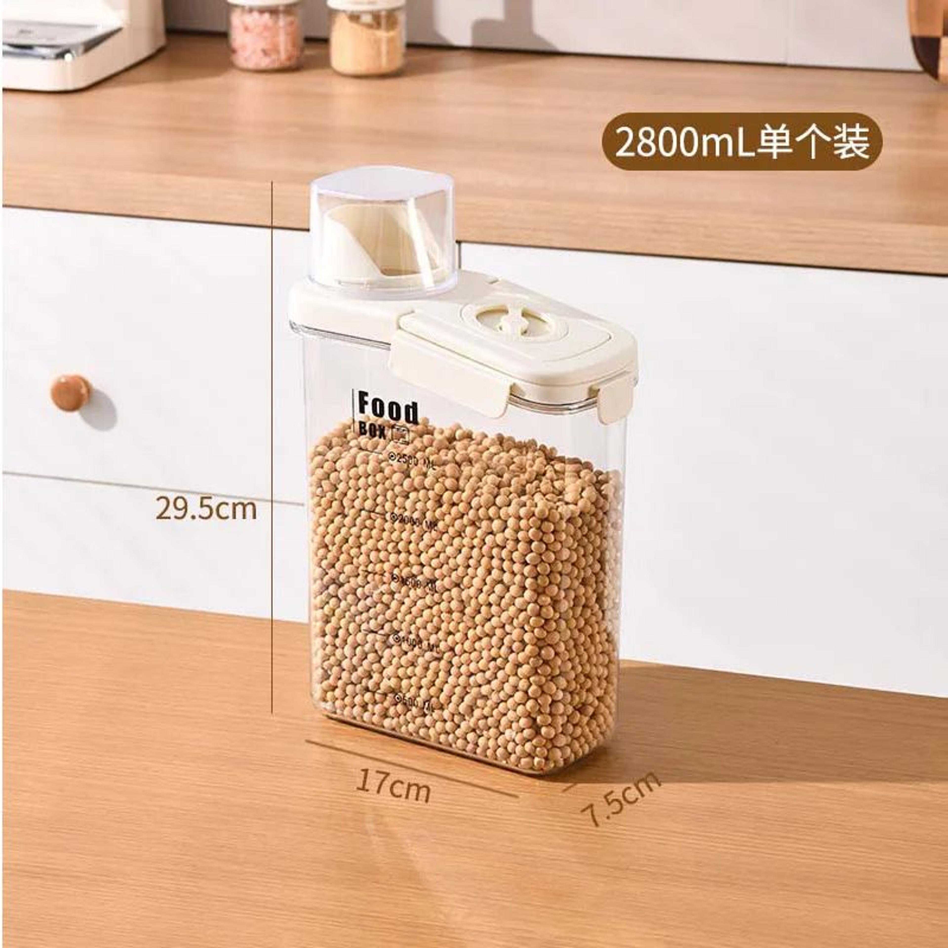 Transparent Airtight Grain Storage Jar 7