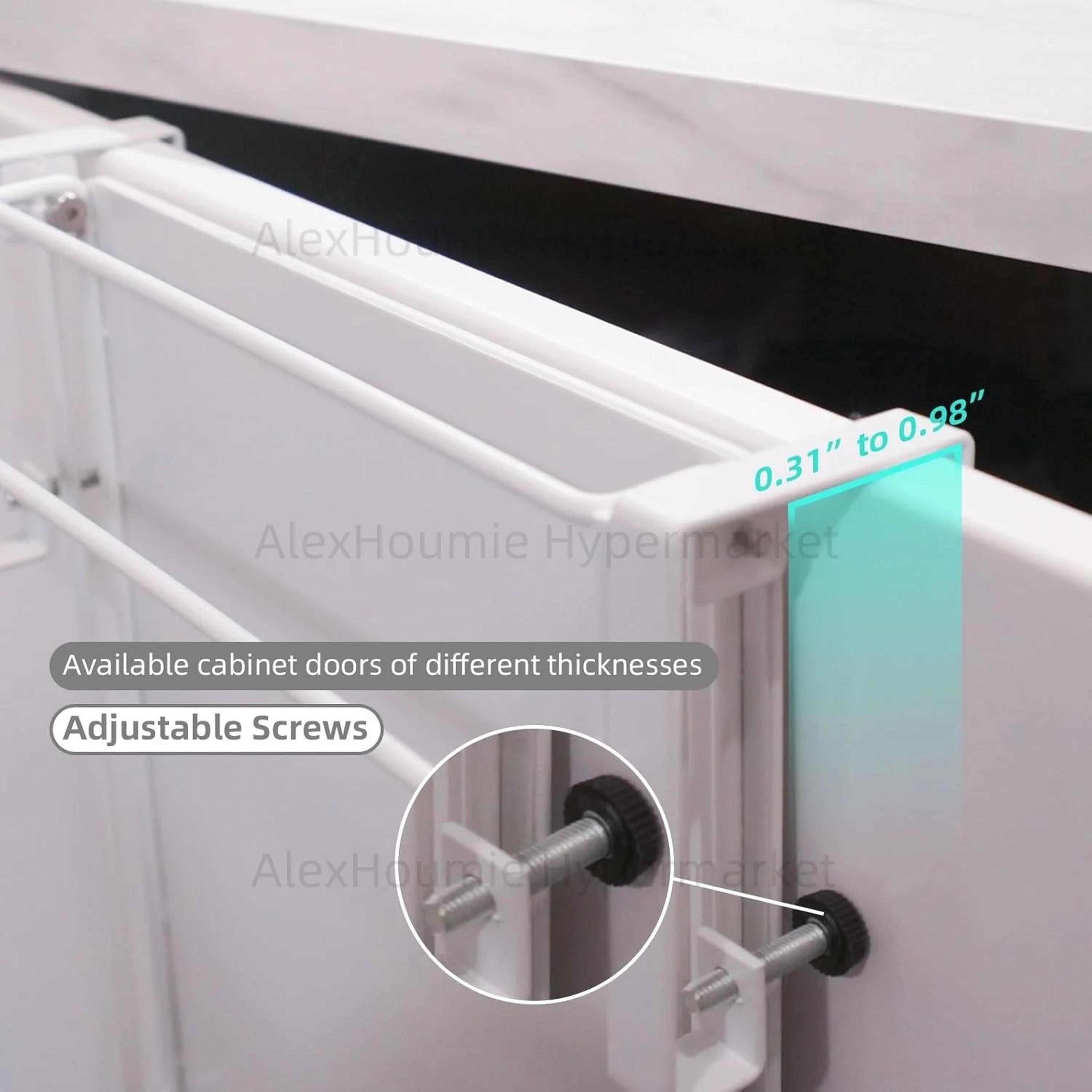 Foldable Stainless Steel Cabinet Organizer Shelf 3