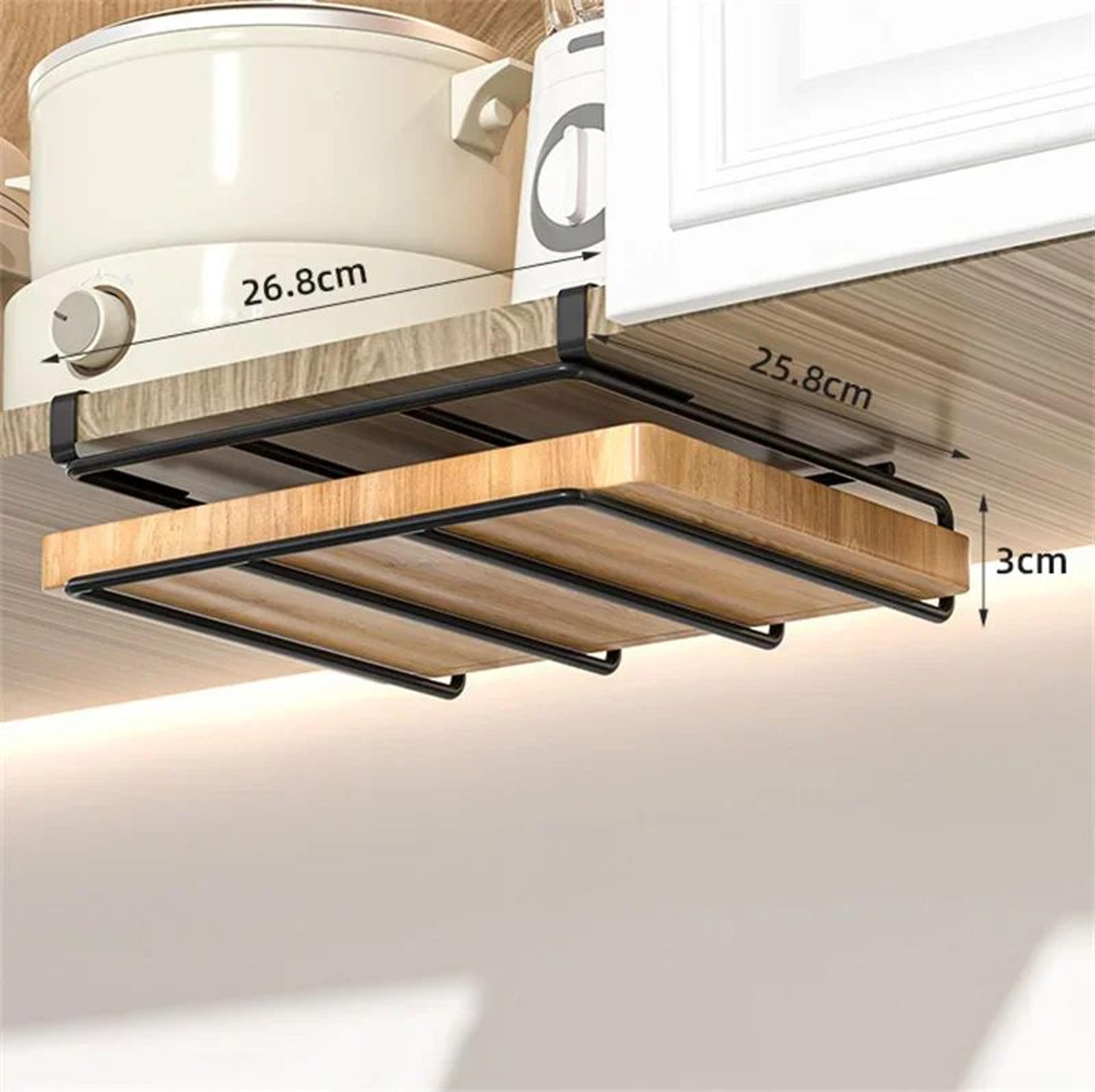 Stainless Steel Kitchen Hanging Organizer Rack 9