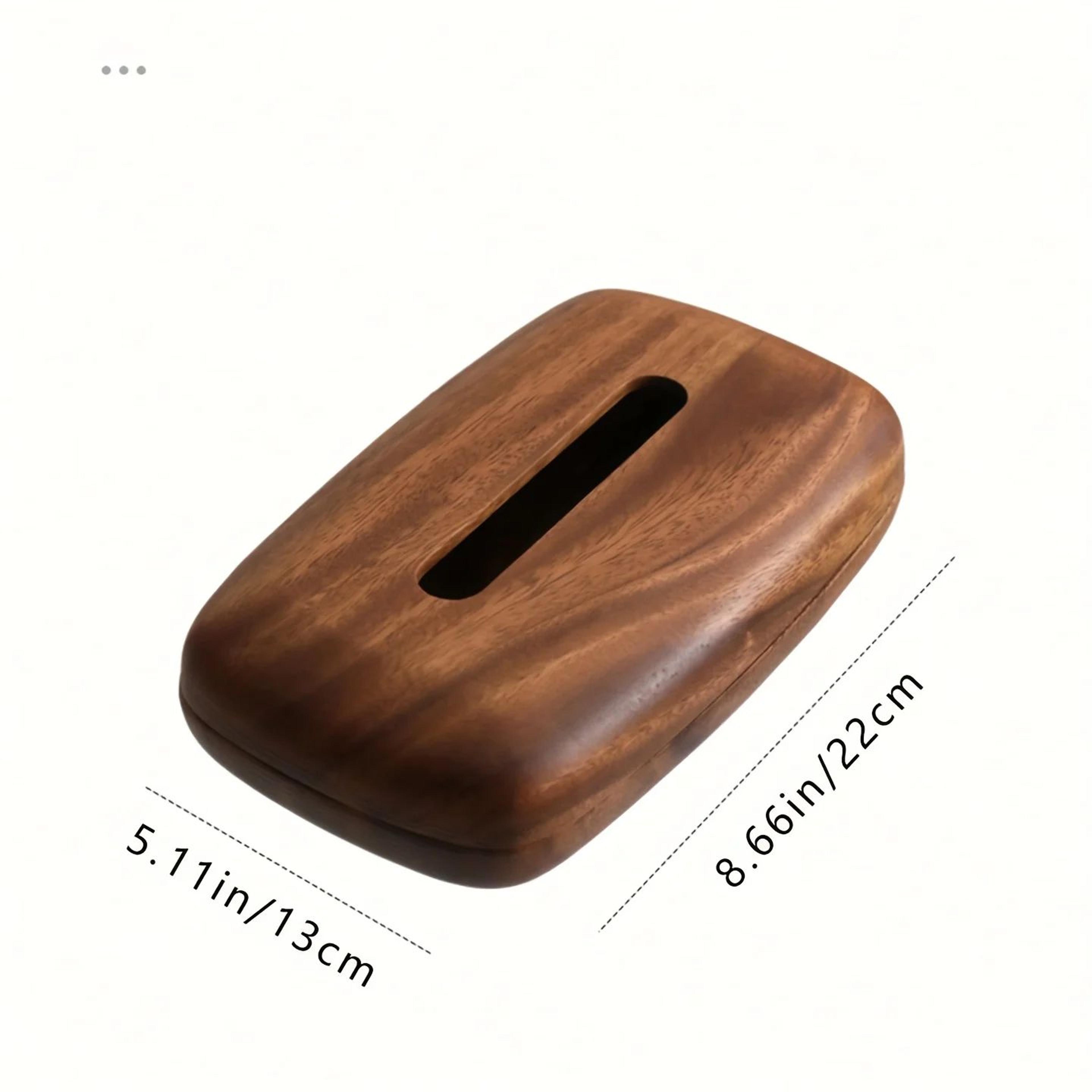 Walnut Wood Tissue Box Cover Holder 2