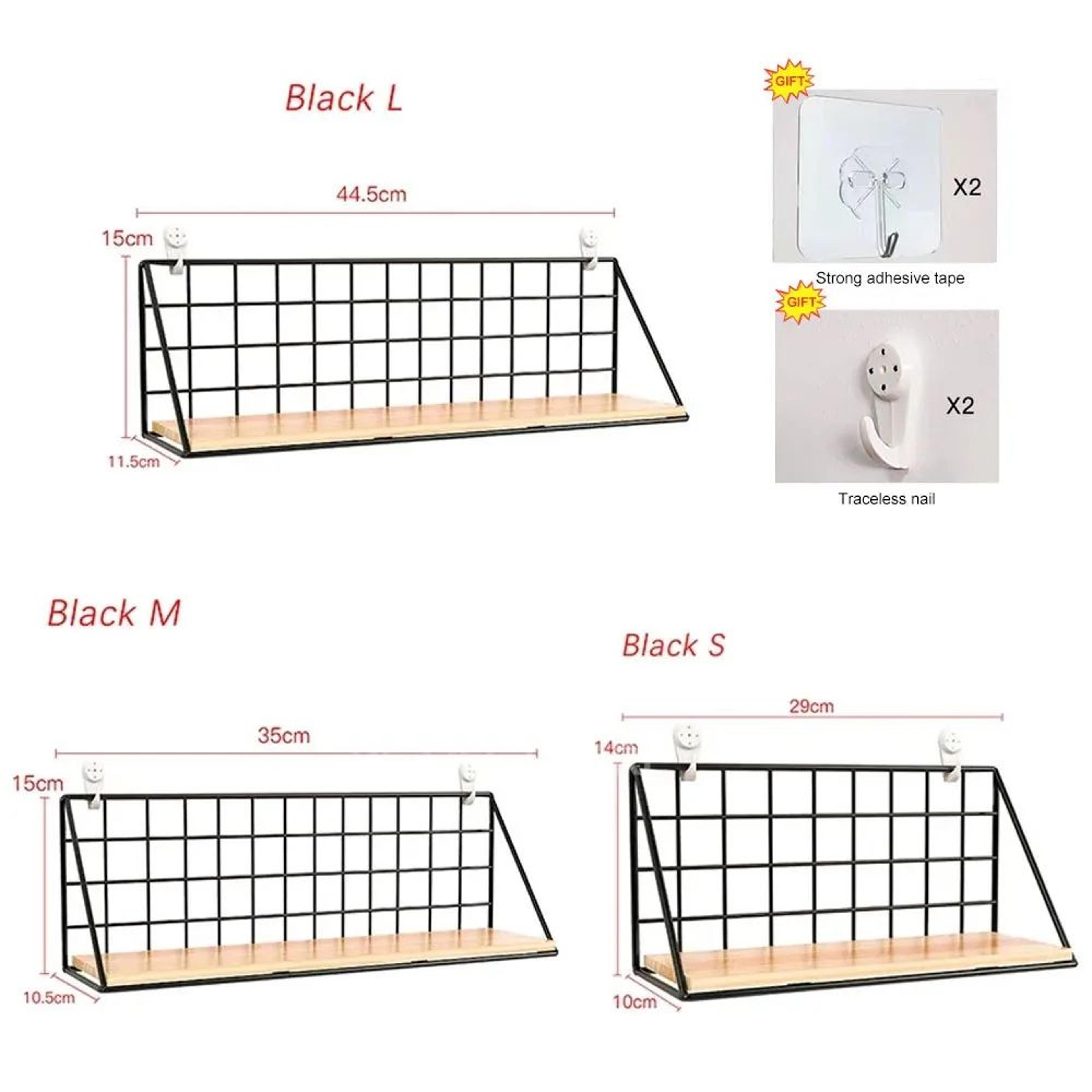 Wooden Wall Mounted Spice Rack Shelf 5