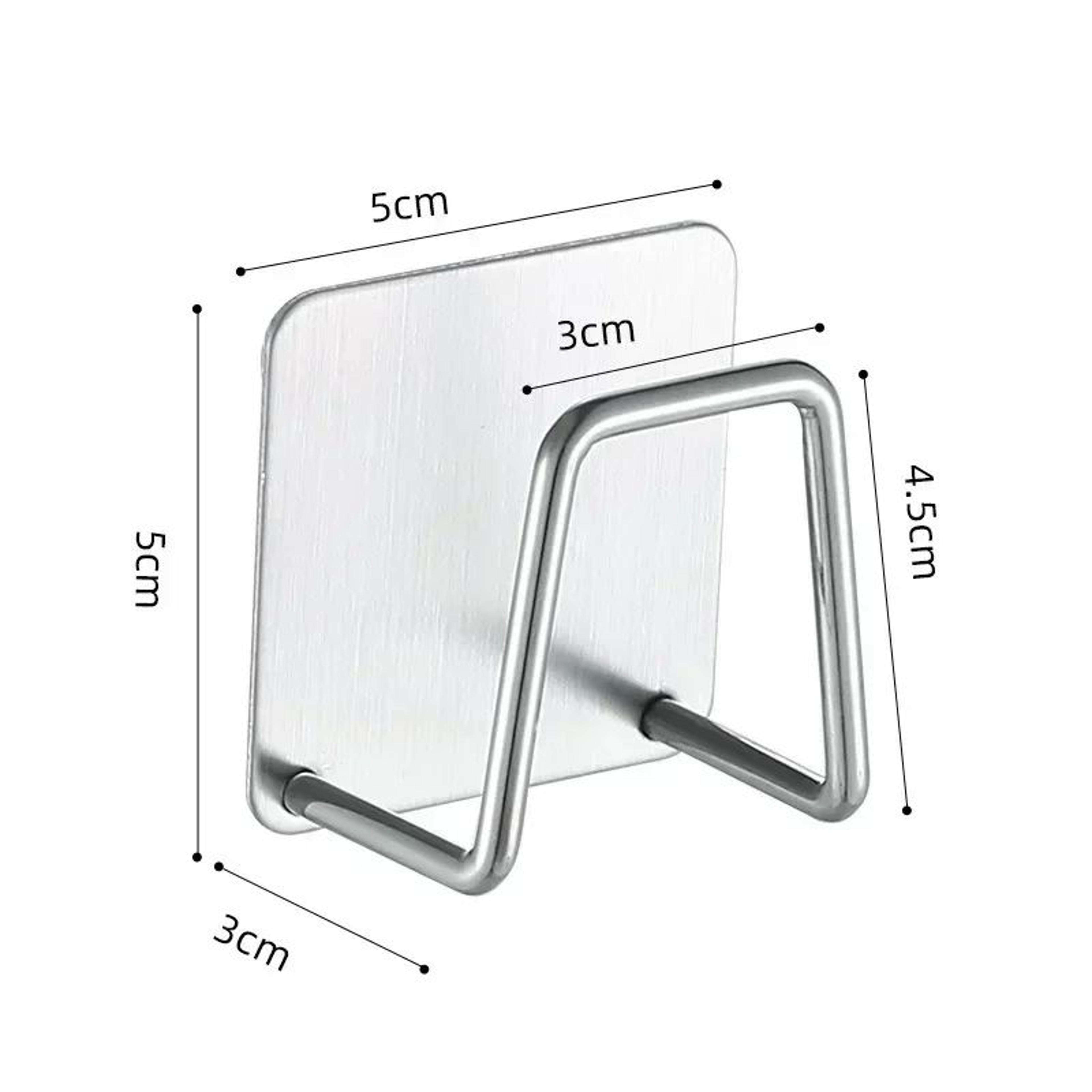 Stainless Steel Self Adhesive Sink Drain Sponge Holder 6