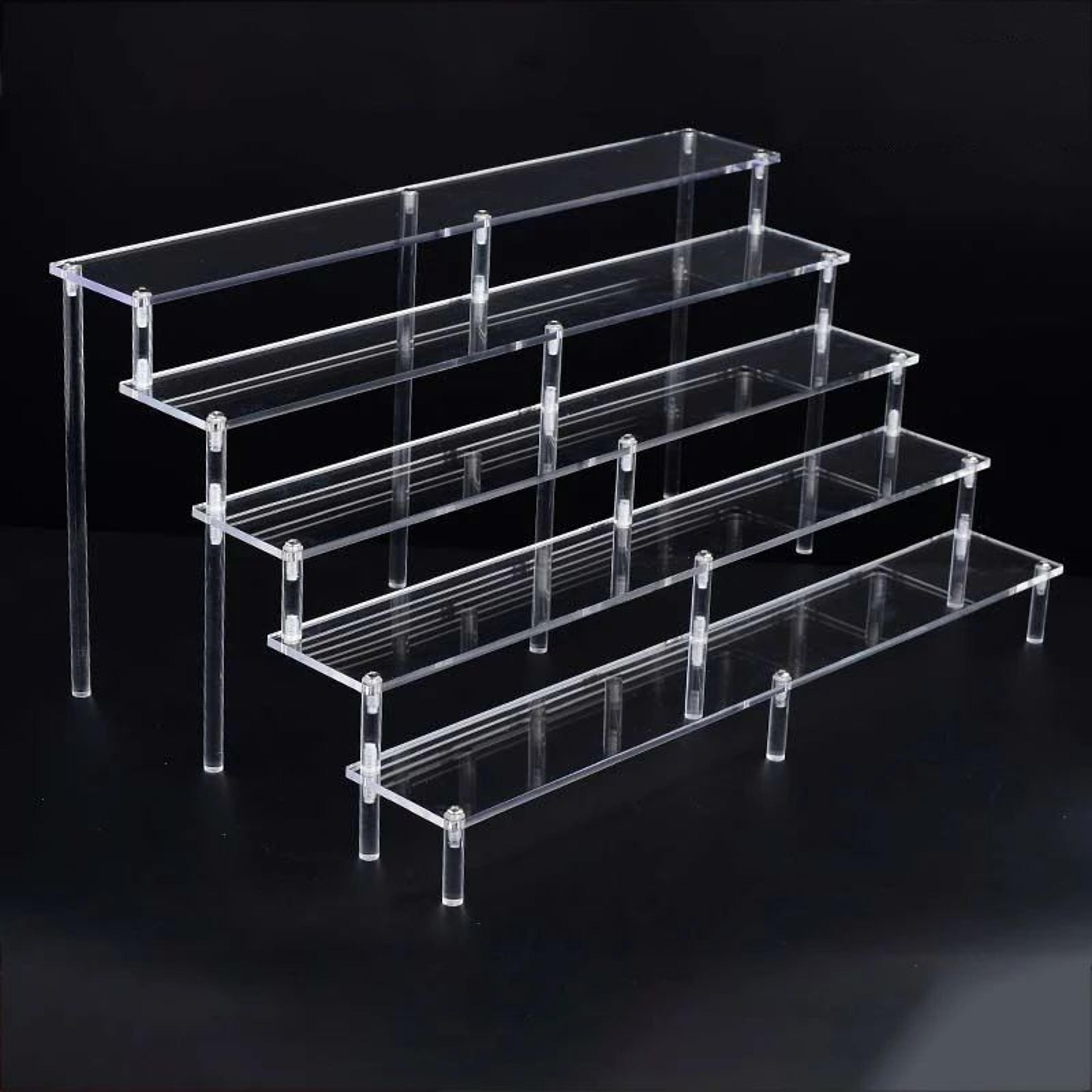 Clear Acrylic Multi Tier Display Riser Stand 0