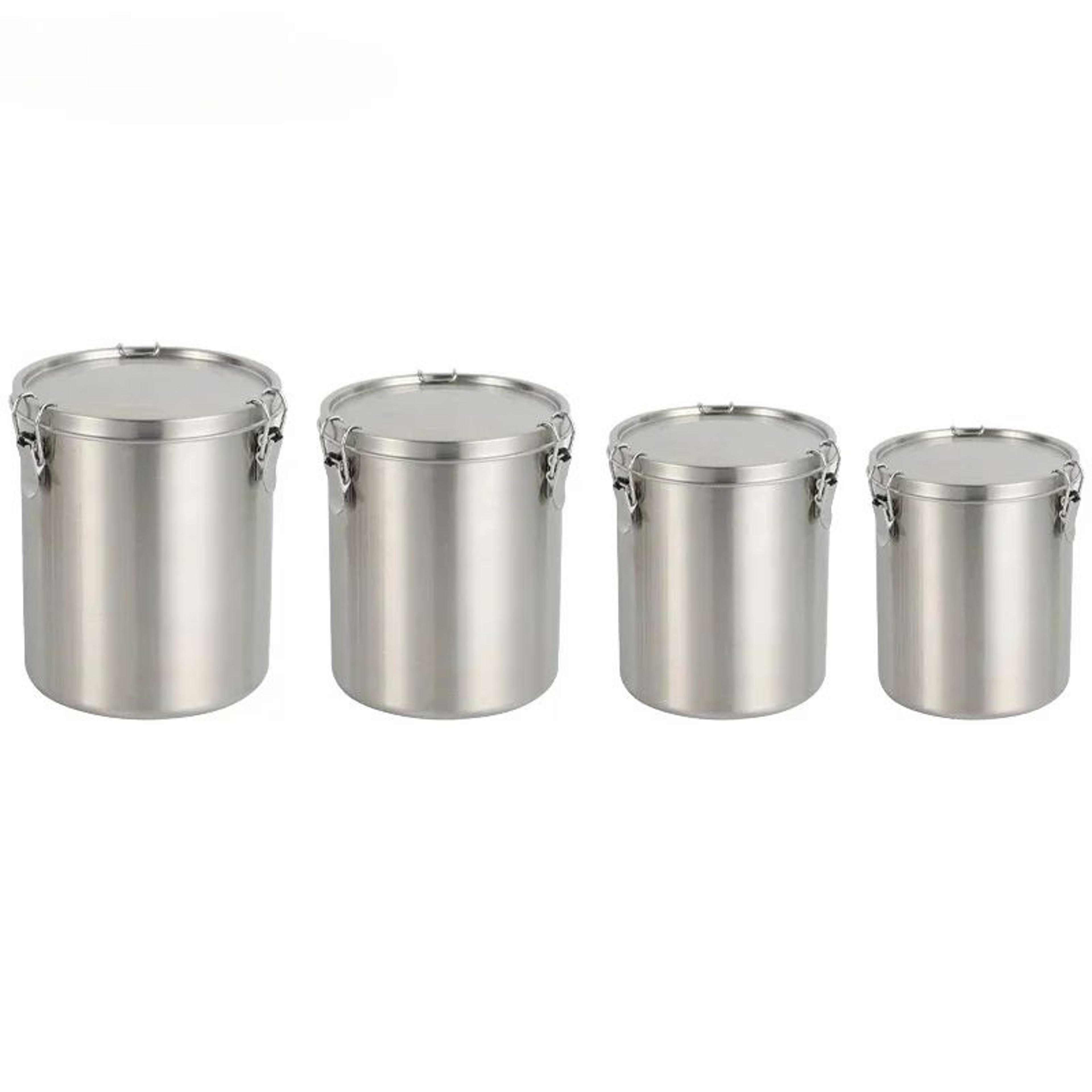 Stainless Steel Airtight Food Storage Canister 5