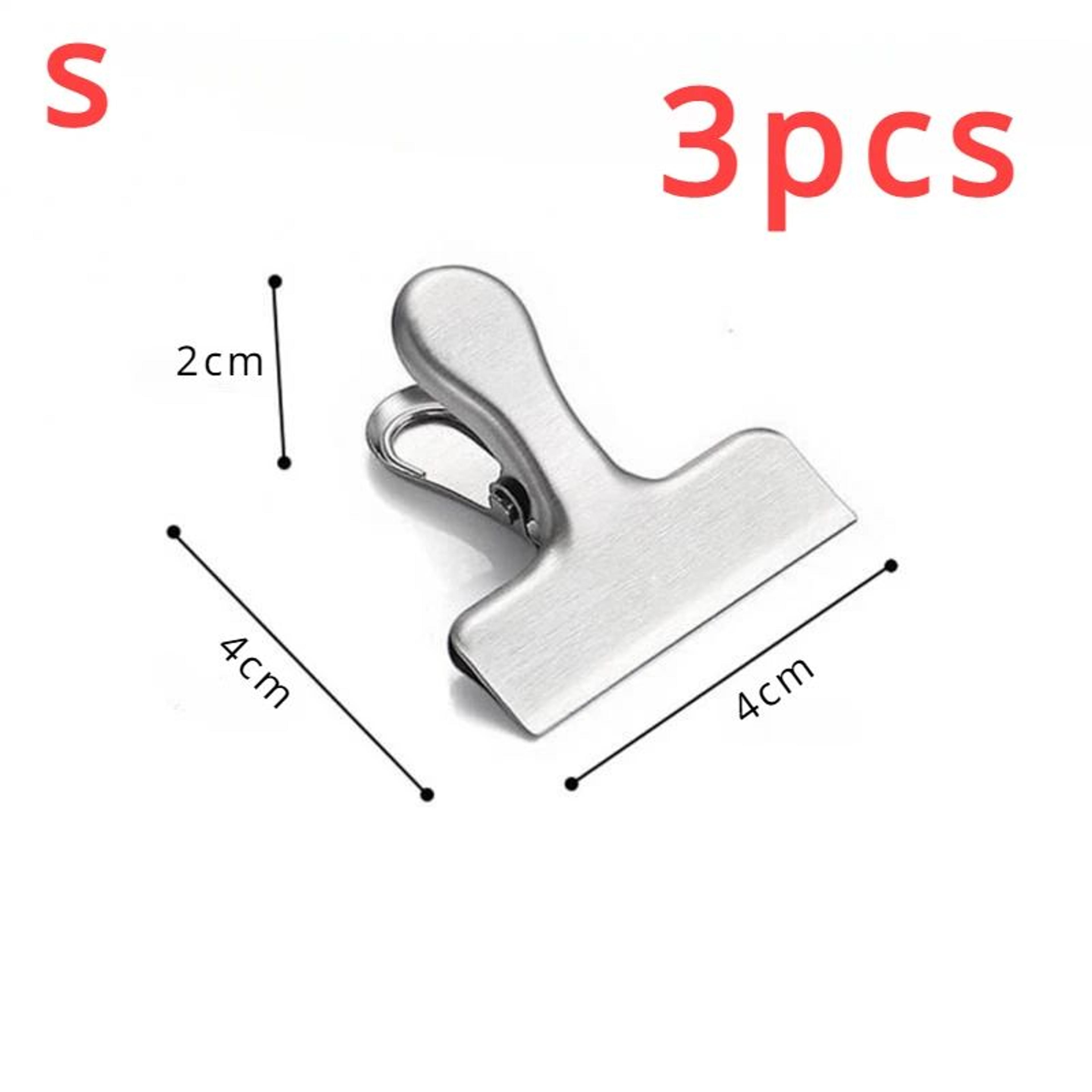 3 Piece Stainless Steel Food Bag Clips 6