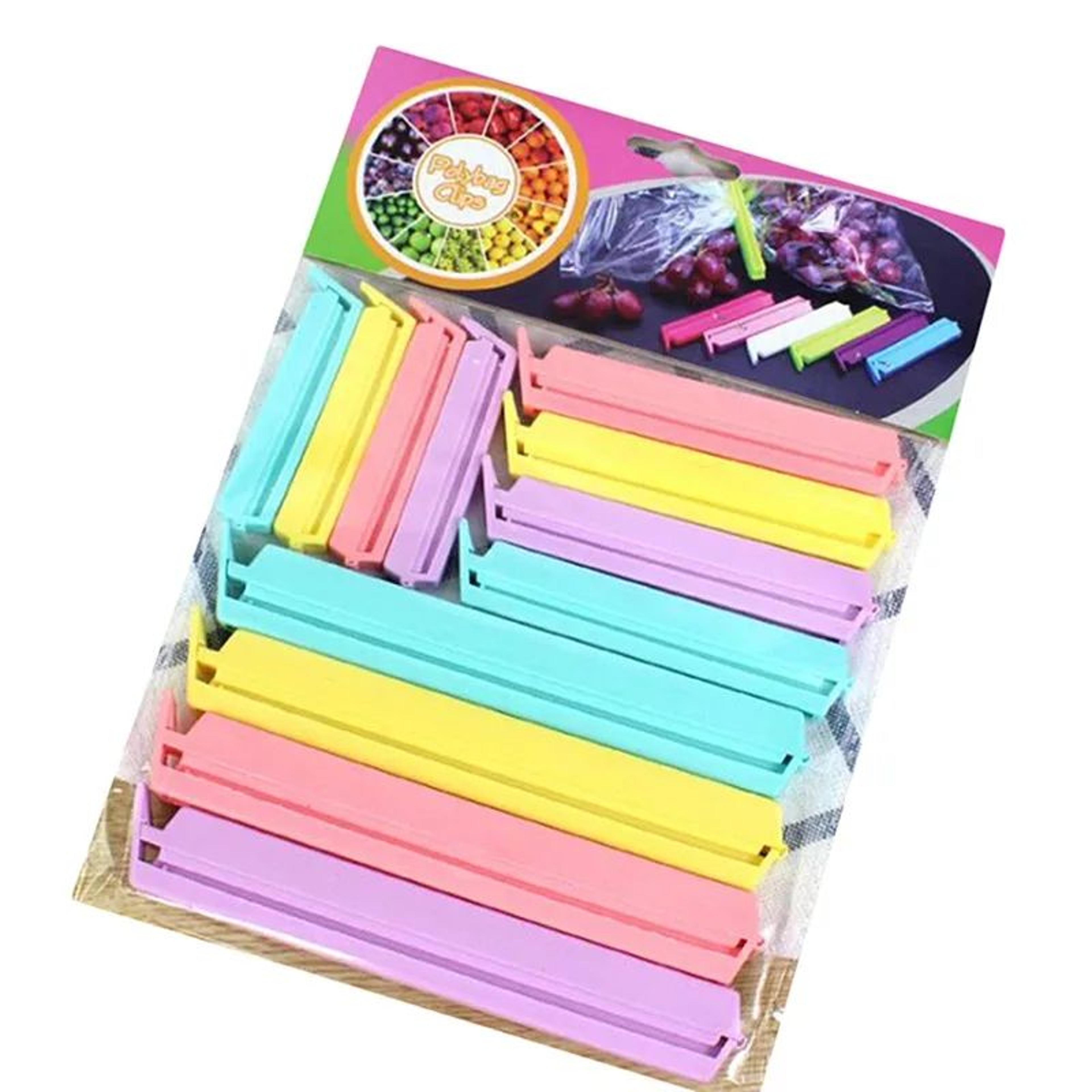 Portable Plastic Food Bag Sealing Clips Set 6