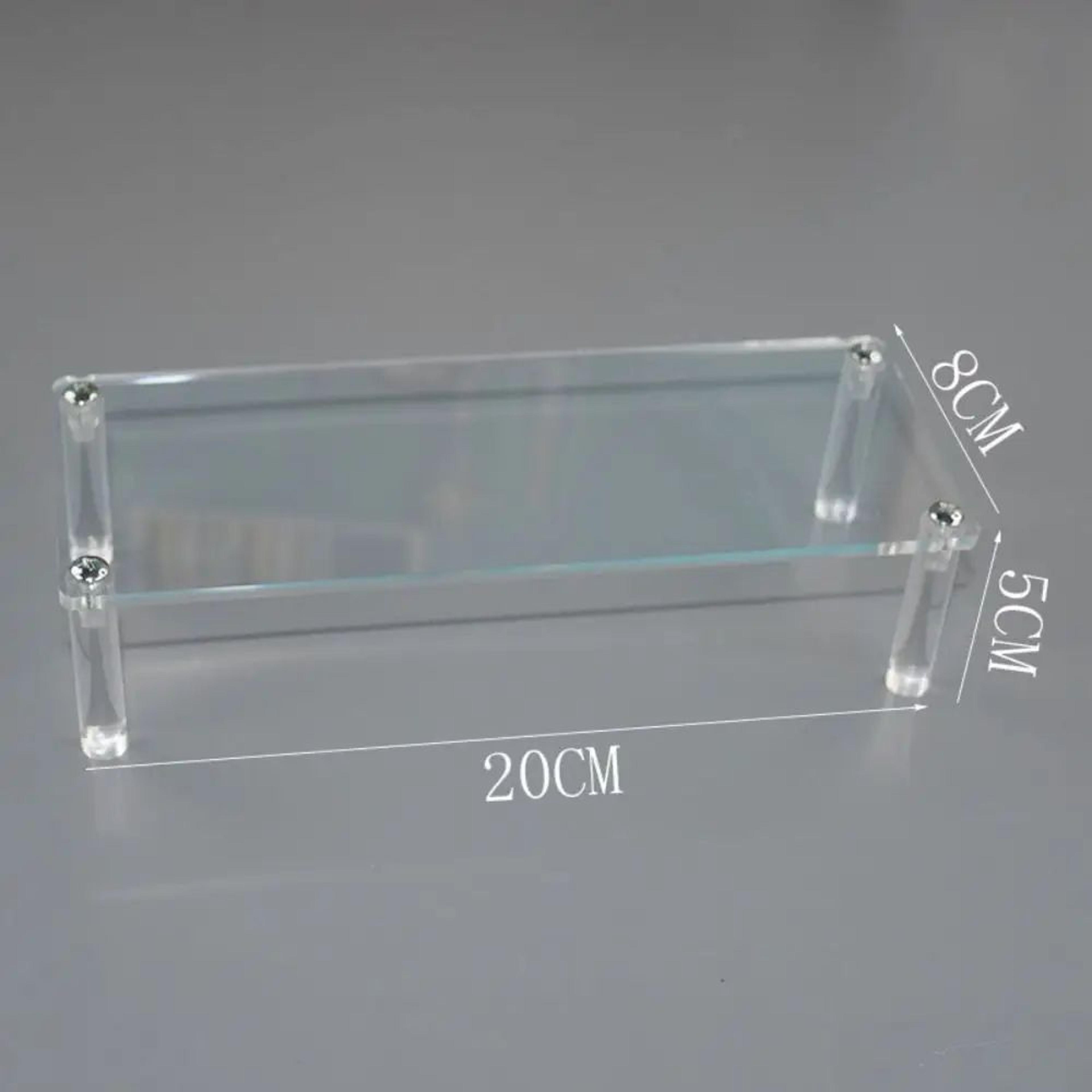 Transparent Acrylic Display Stand Shelf 4