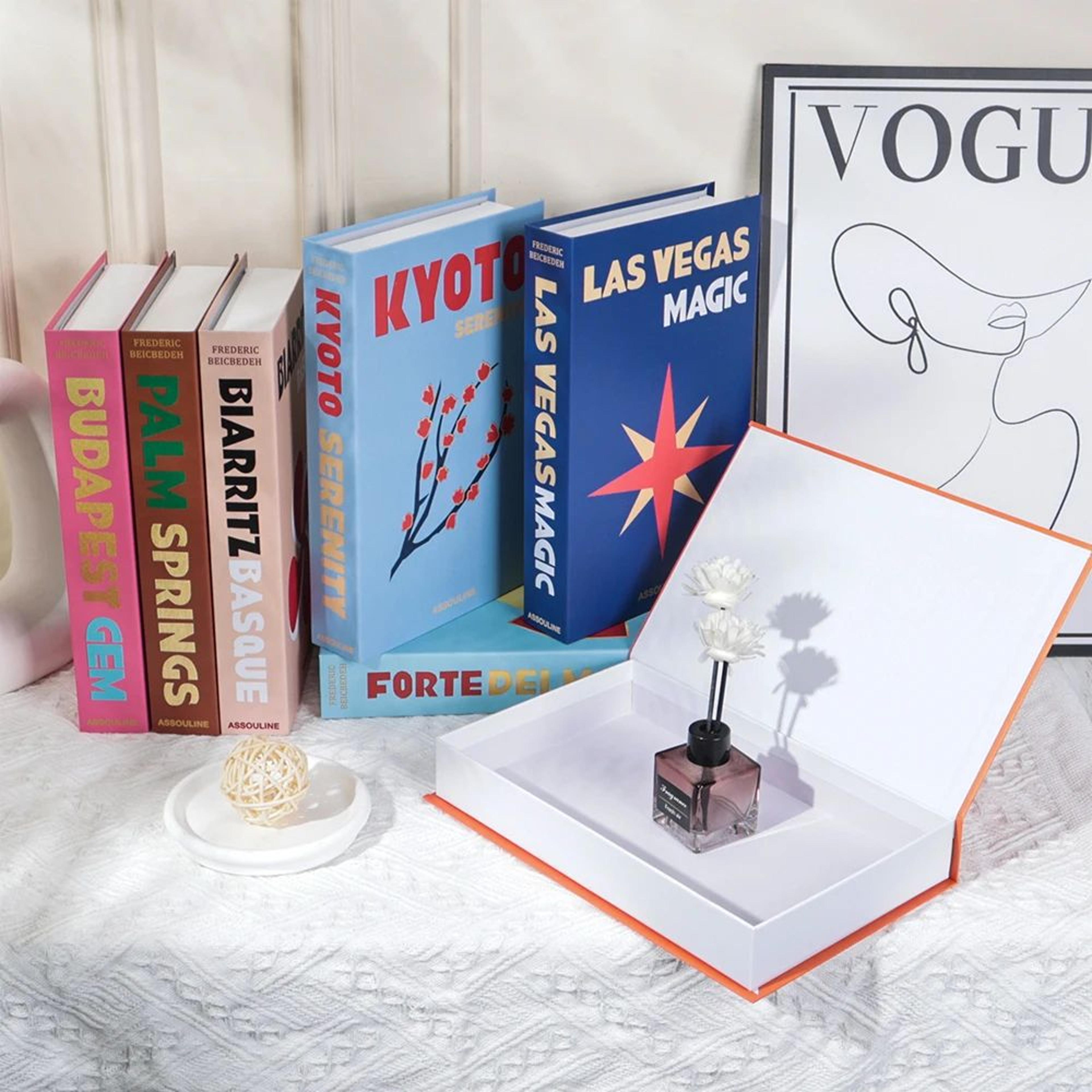 Luxury Decorative Fake Book Storage Box Set 0