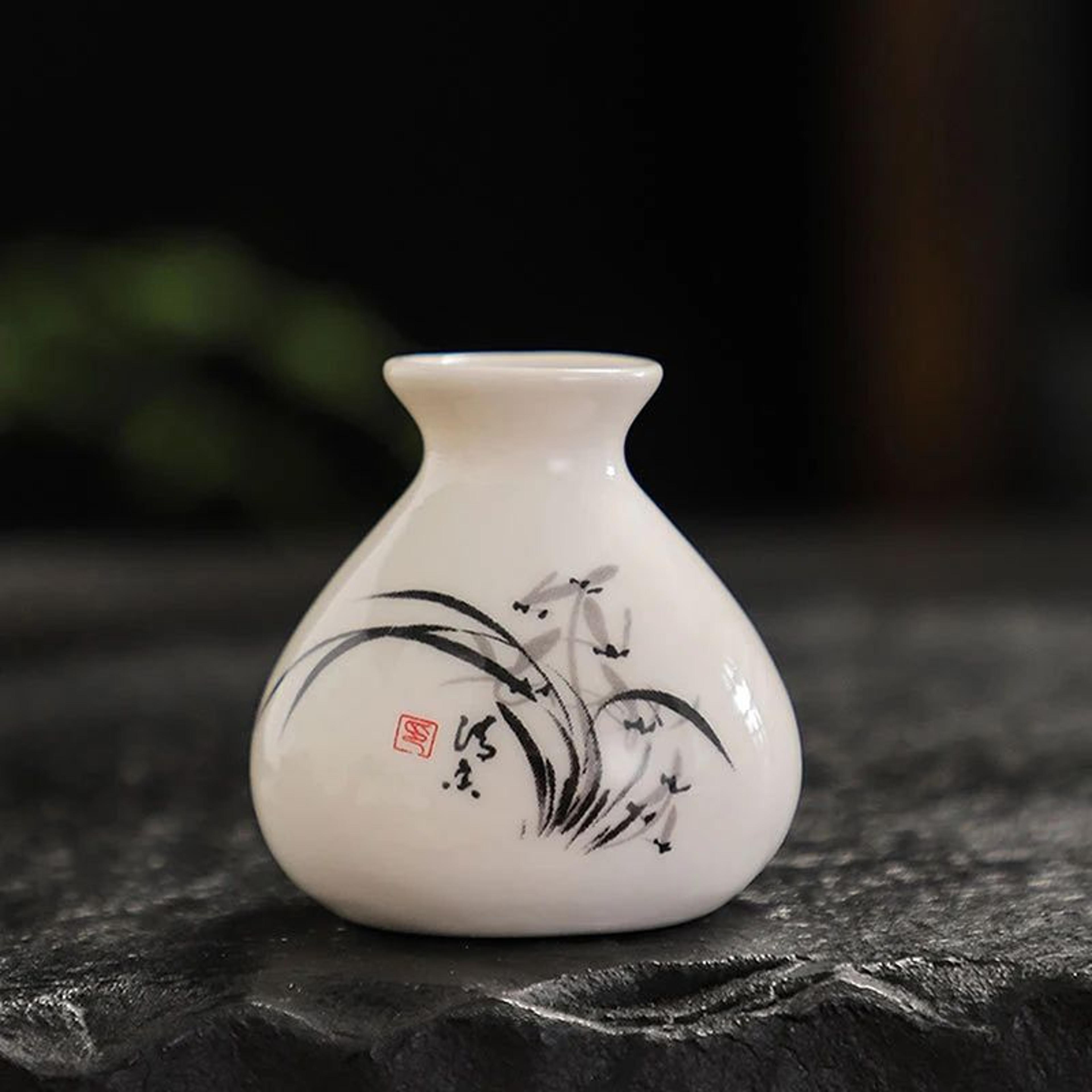 Chinese Style Ceramic Mini Vase Storage Jar 13