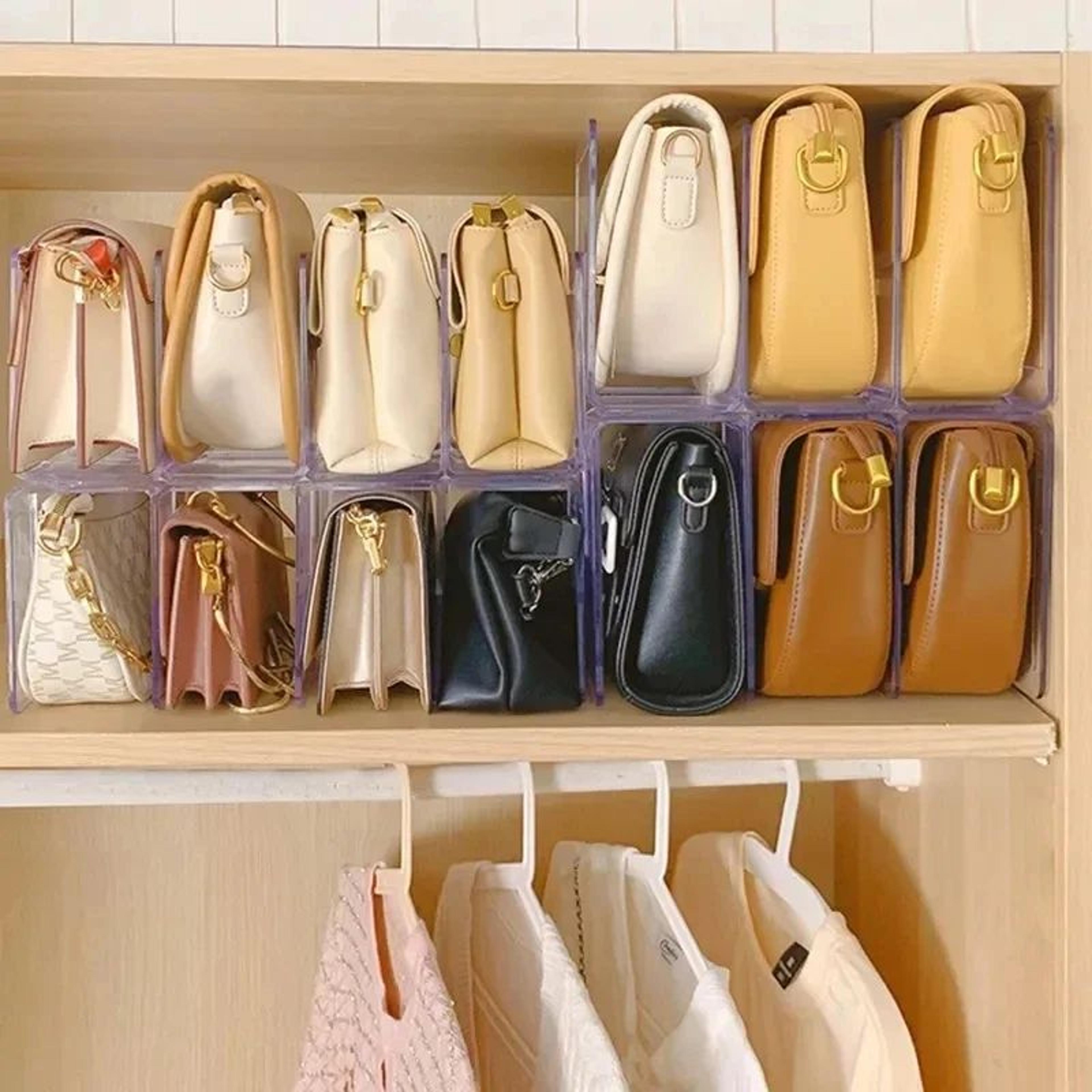Handbag Organizer Shelf Divider Rack 7