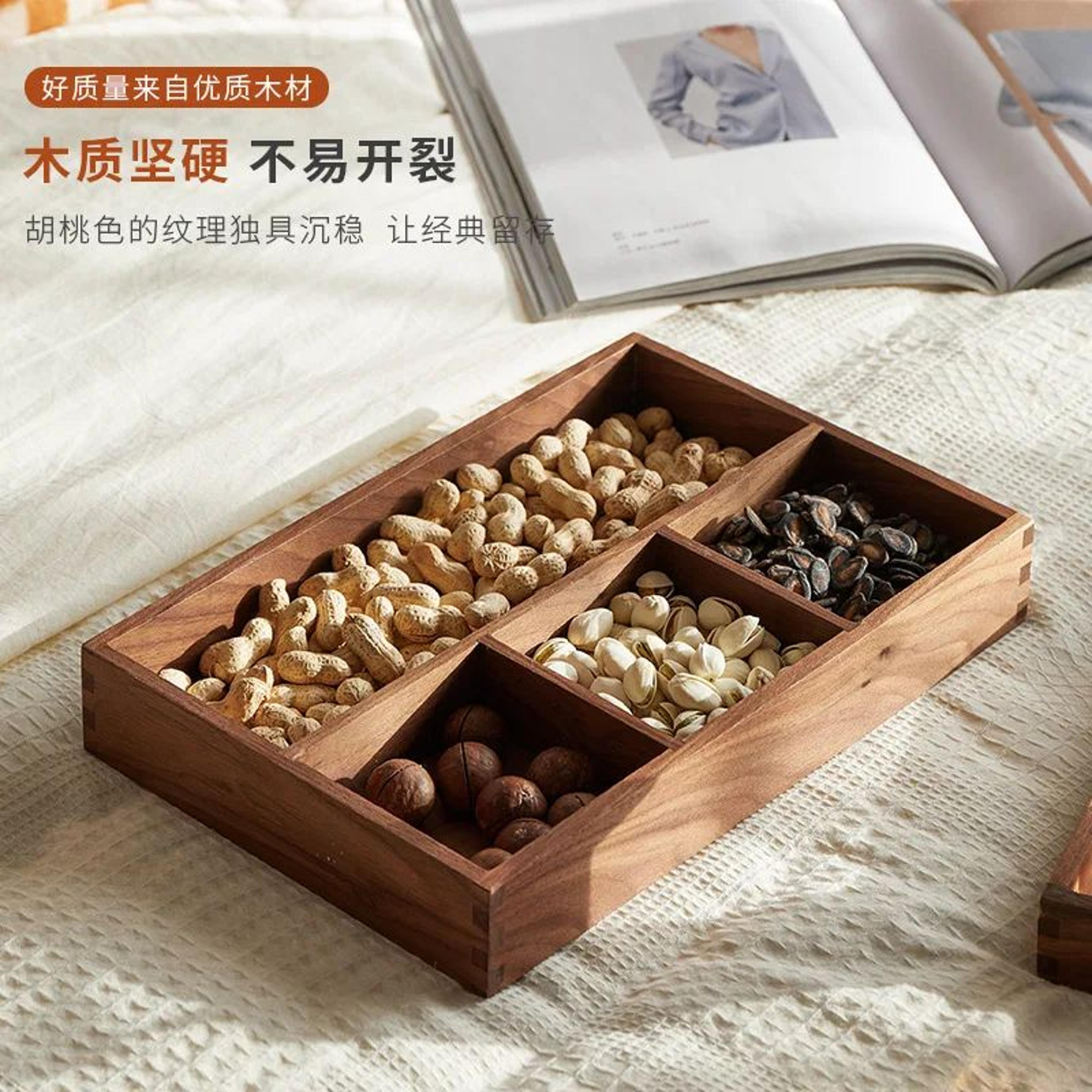 Solid Wood Desktop Organizer Tray 2