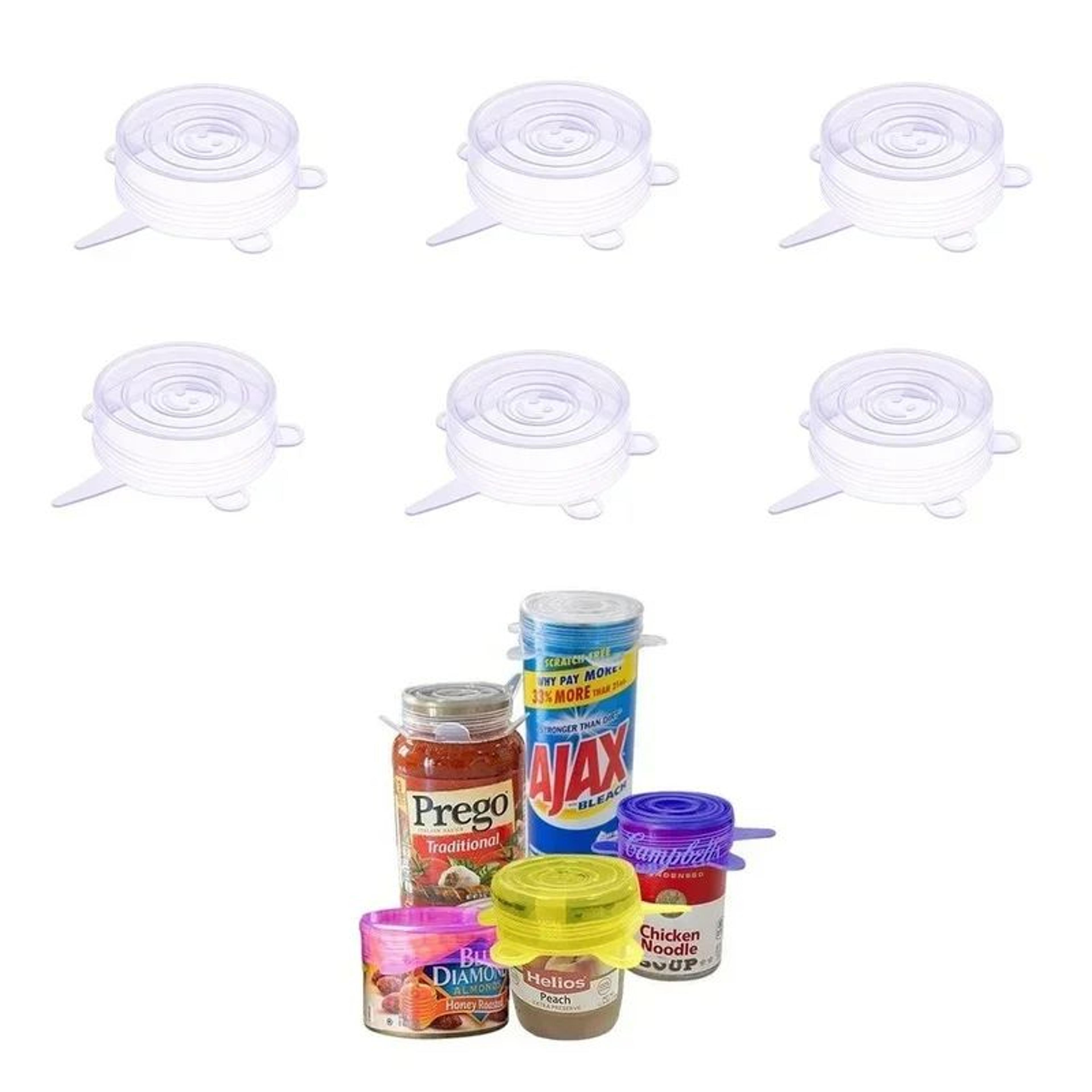 Reusable Silicone Can Cover Lids Set 11