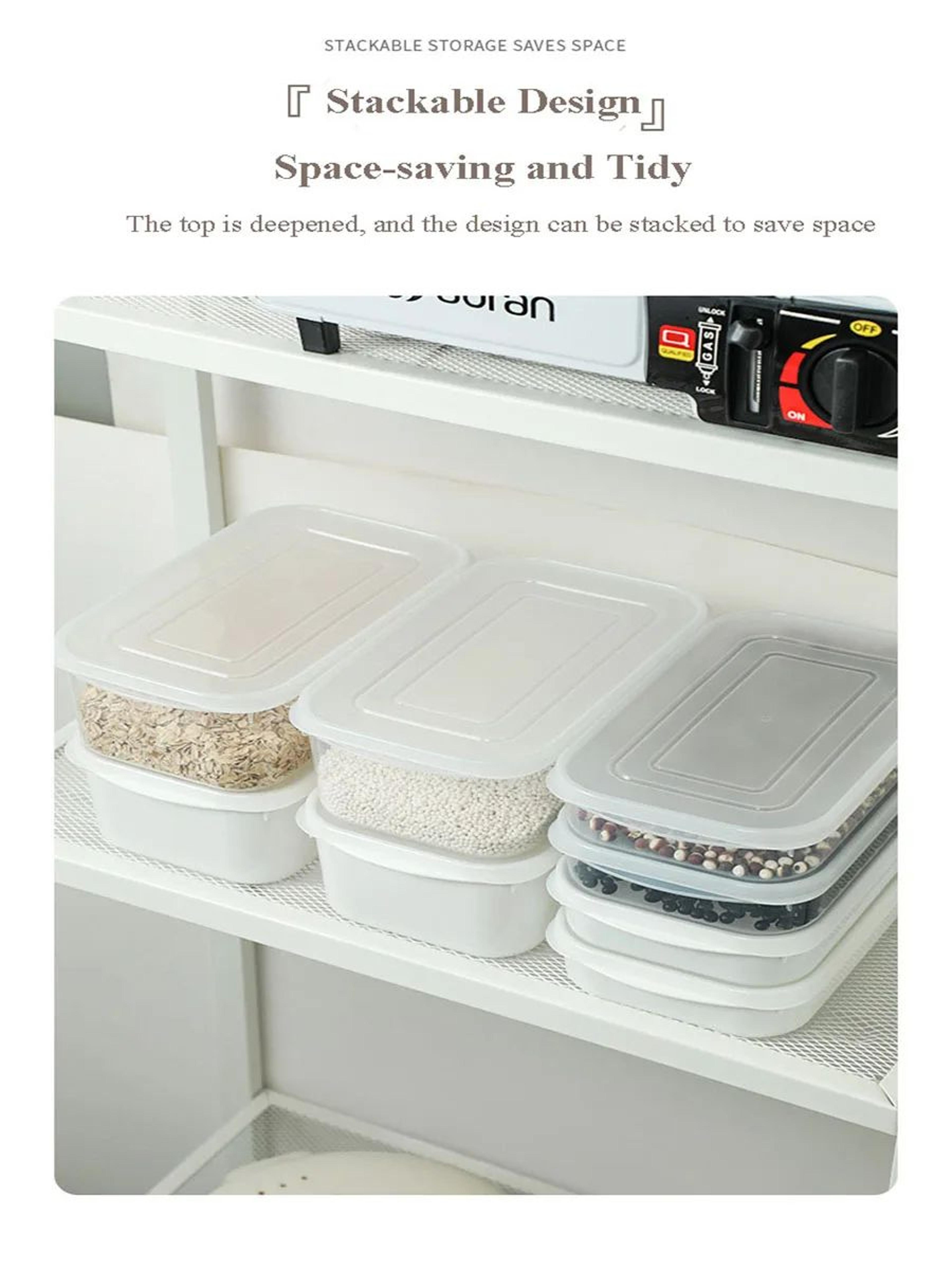 Fresh Food Storage Crisper Container Set 4