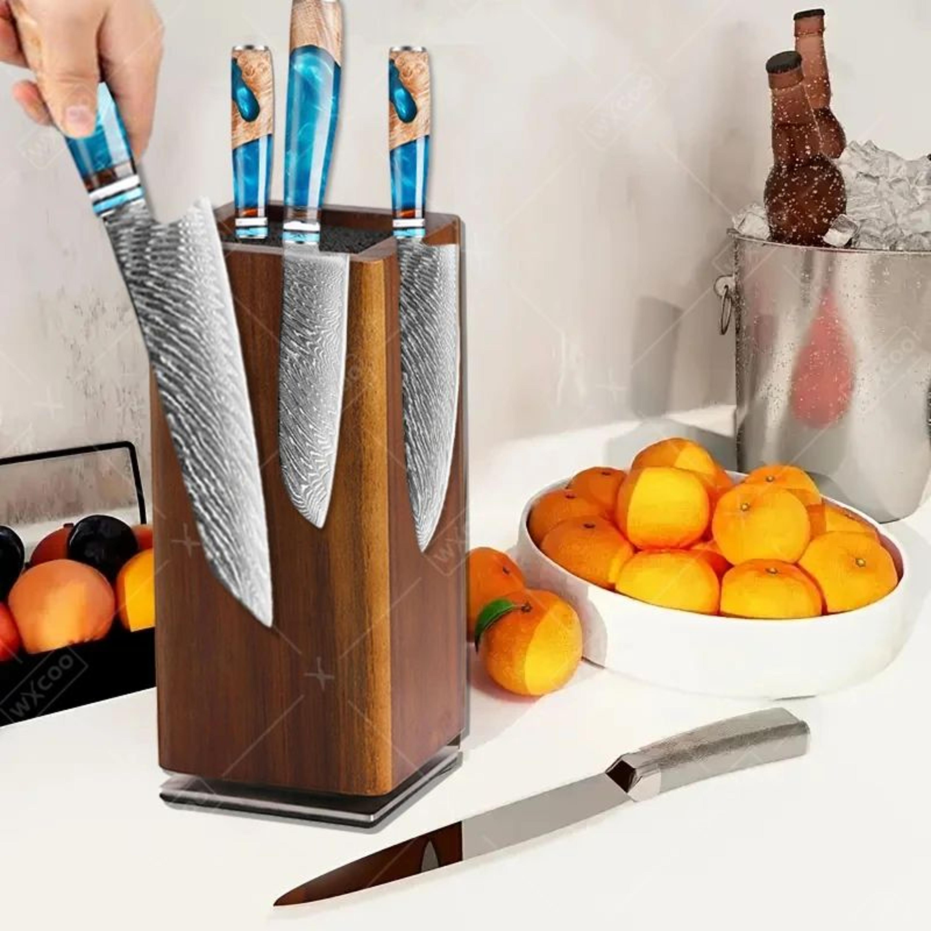 360 Degree Rotating Magnetic Knife Holder Stand 3