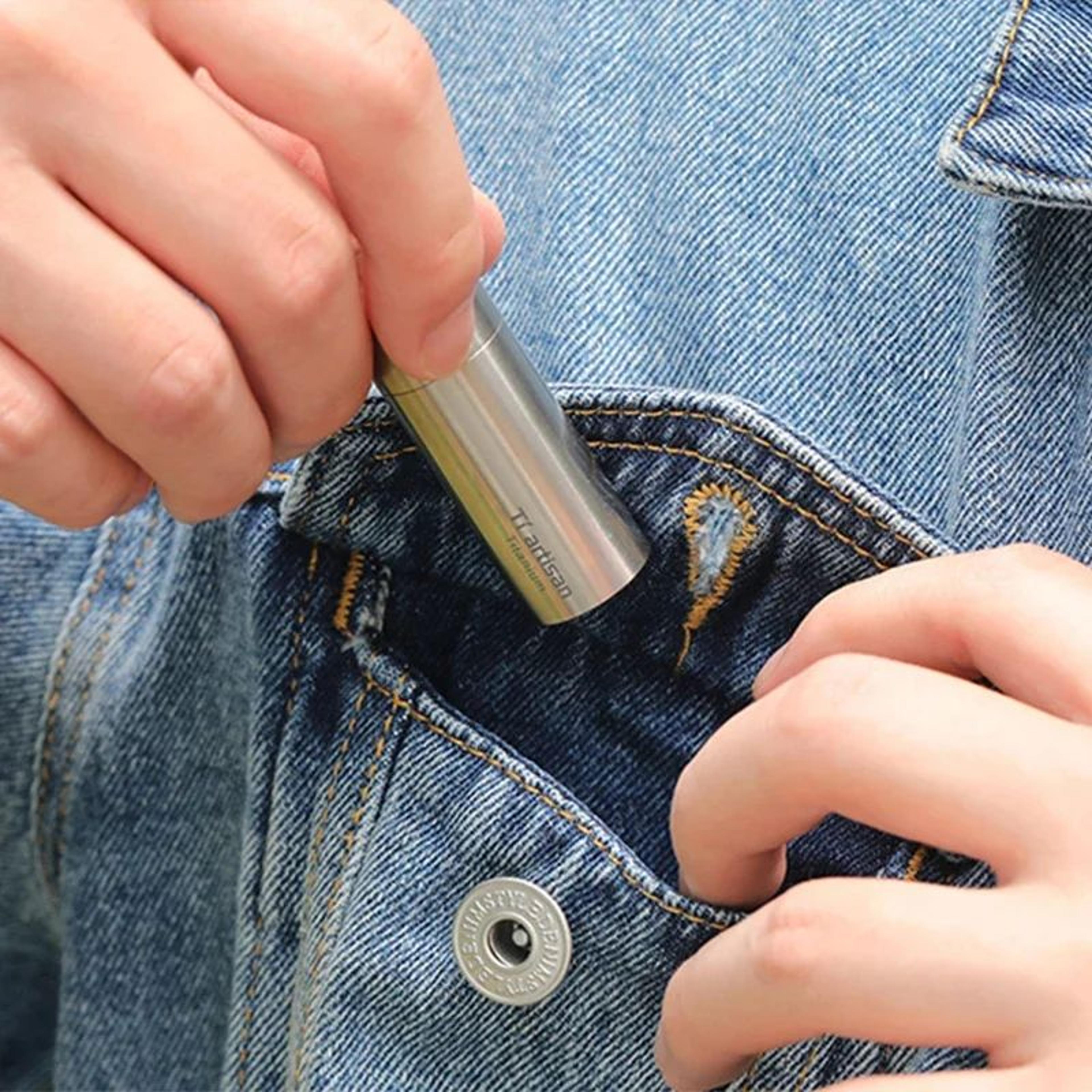 Waterproof Titanium Pill Case Keychain 3