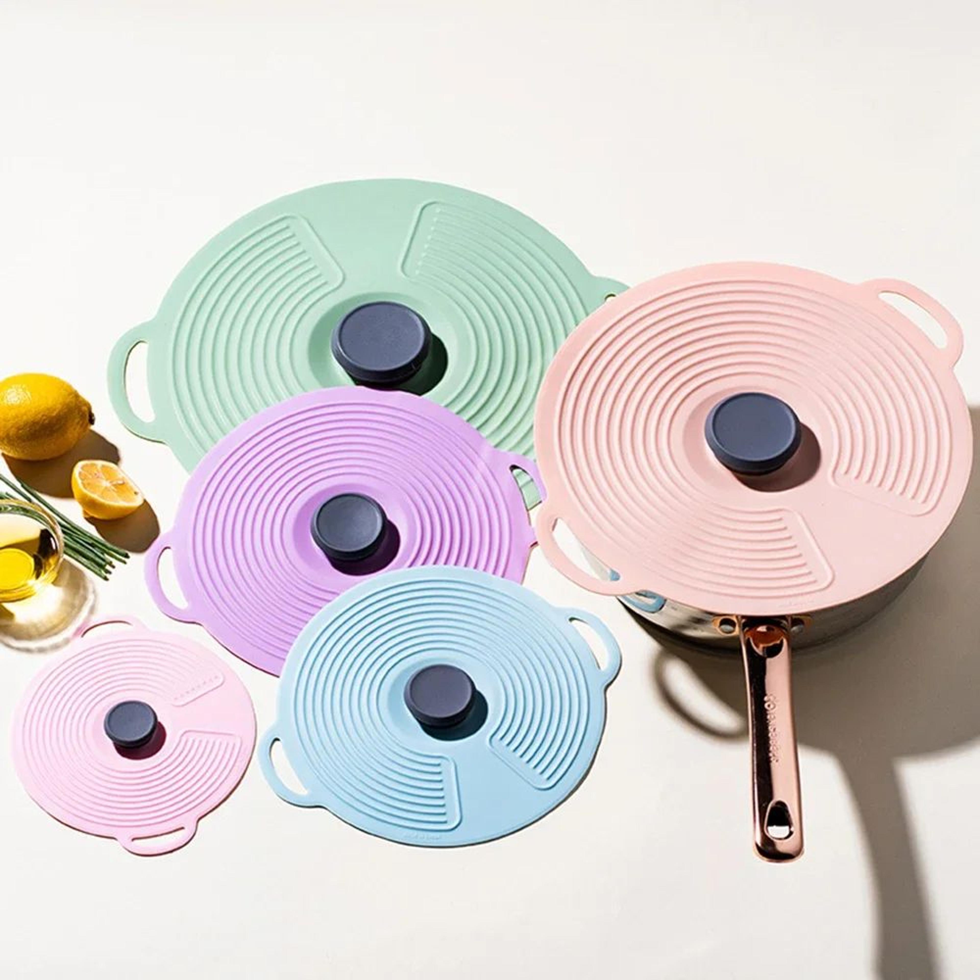 Silicone Anti Overflow Pot Cover Set 4