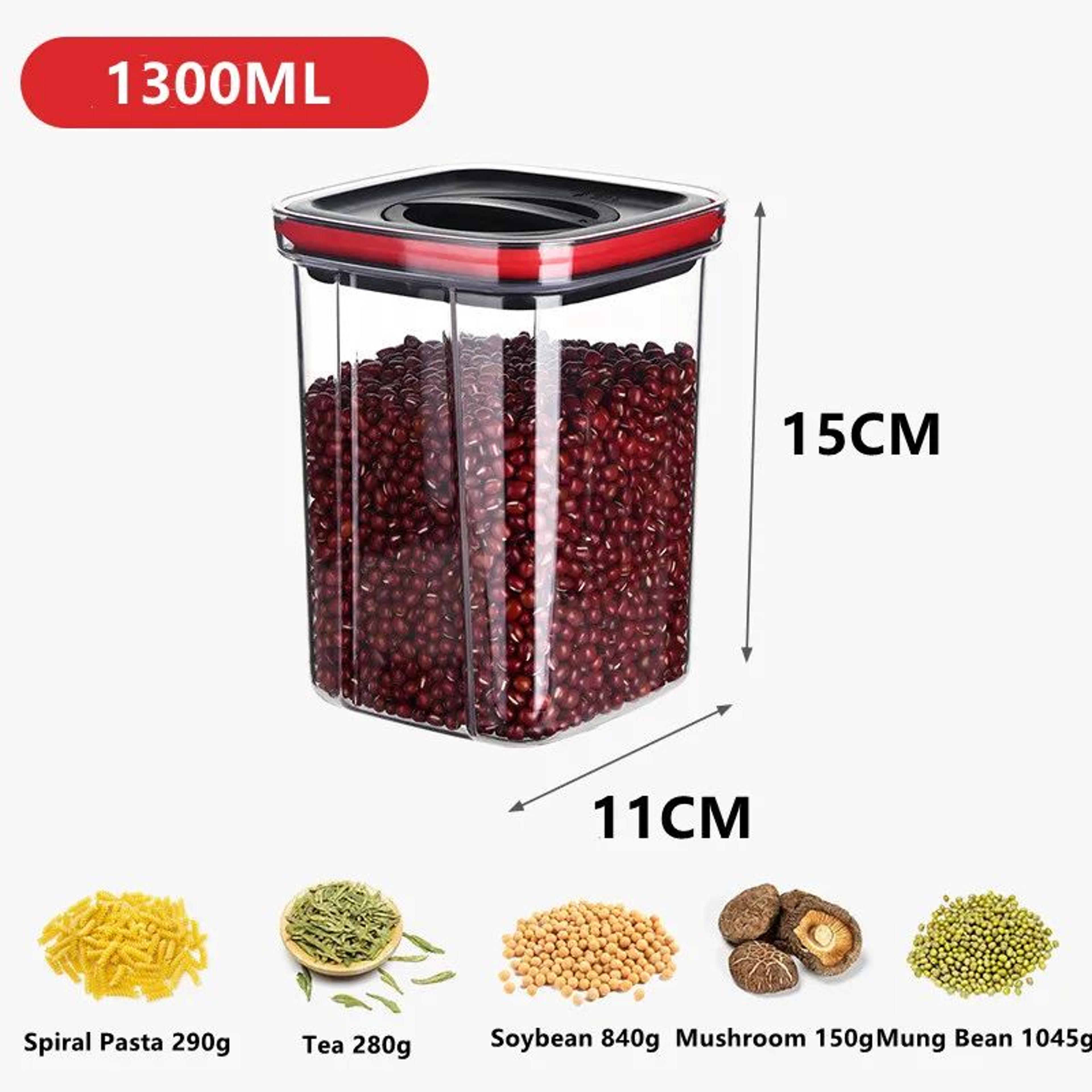 Rotating Sealed Food Storage Jar Set 7