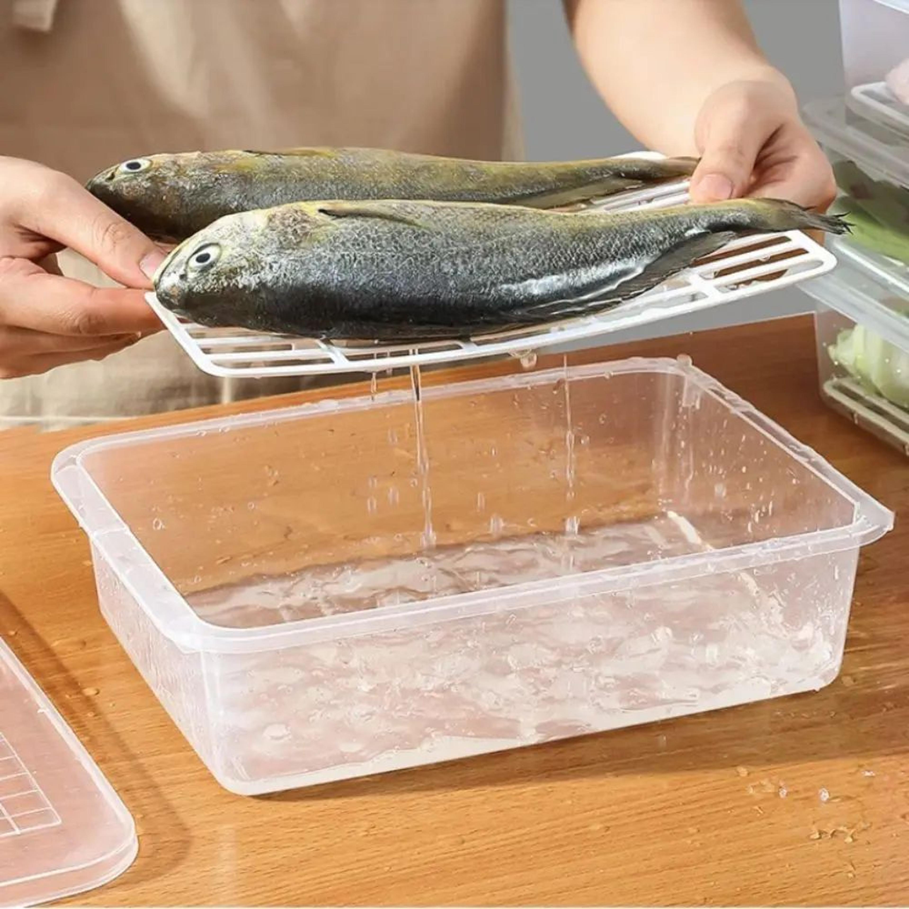 Transparent Fresh Keeping Food Storage Box 0