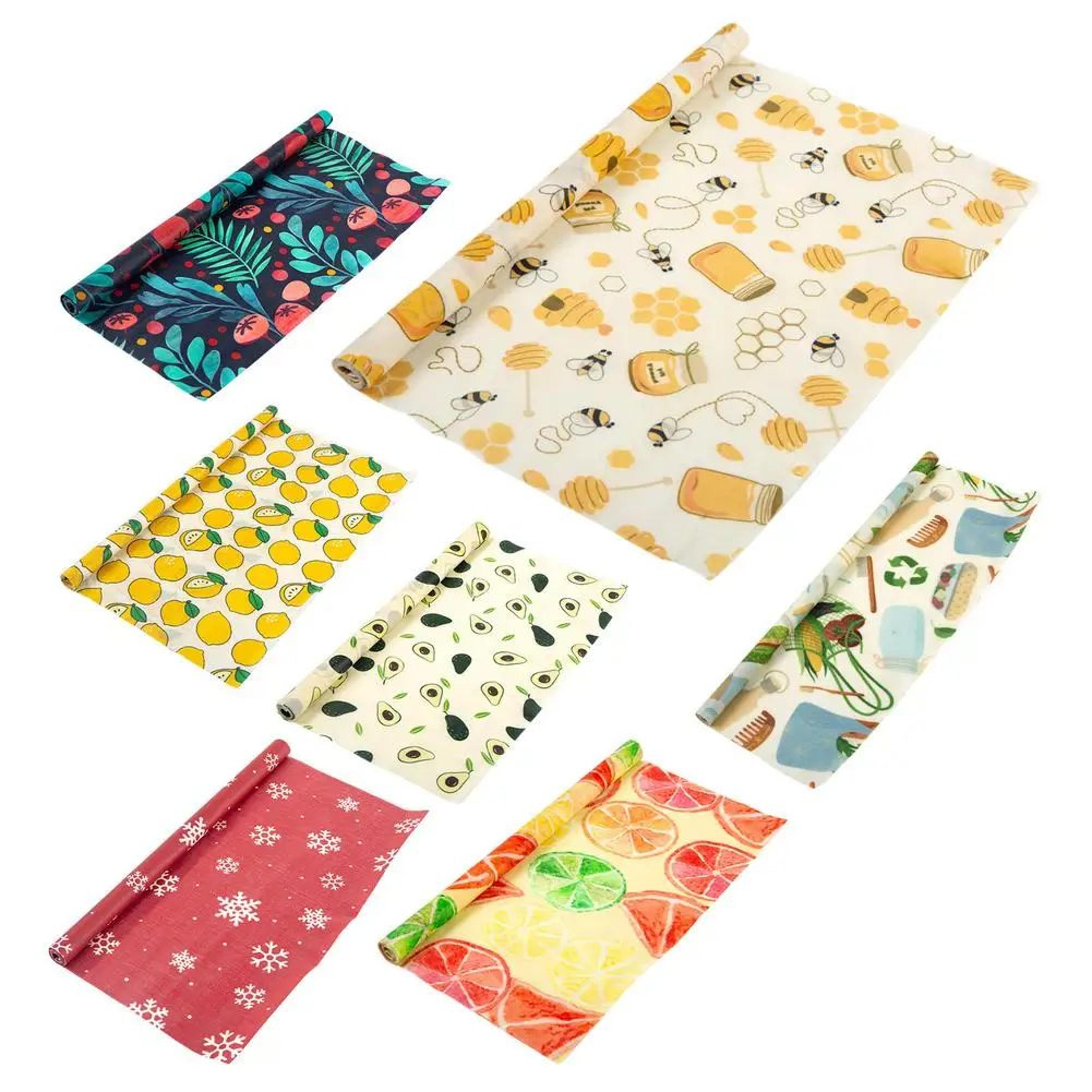 Reusable Organic Beeswax Food Wrap Set 0