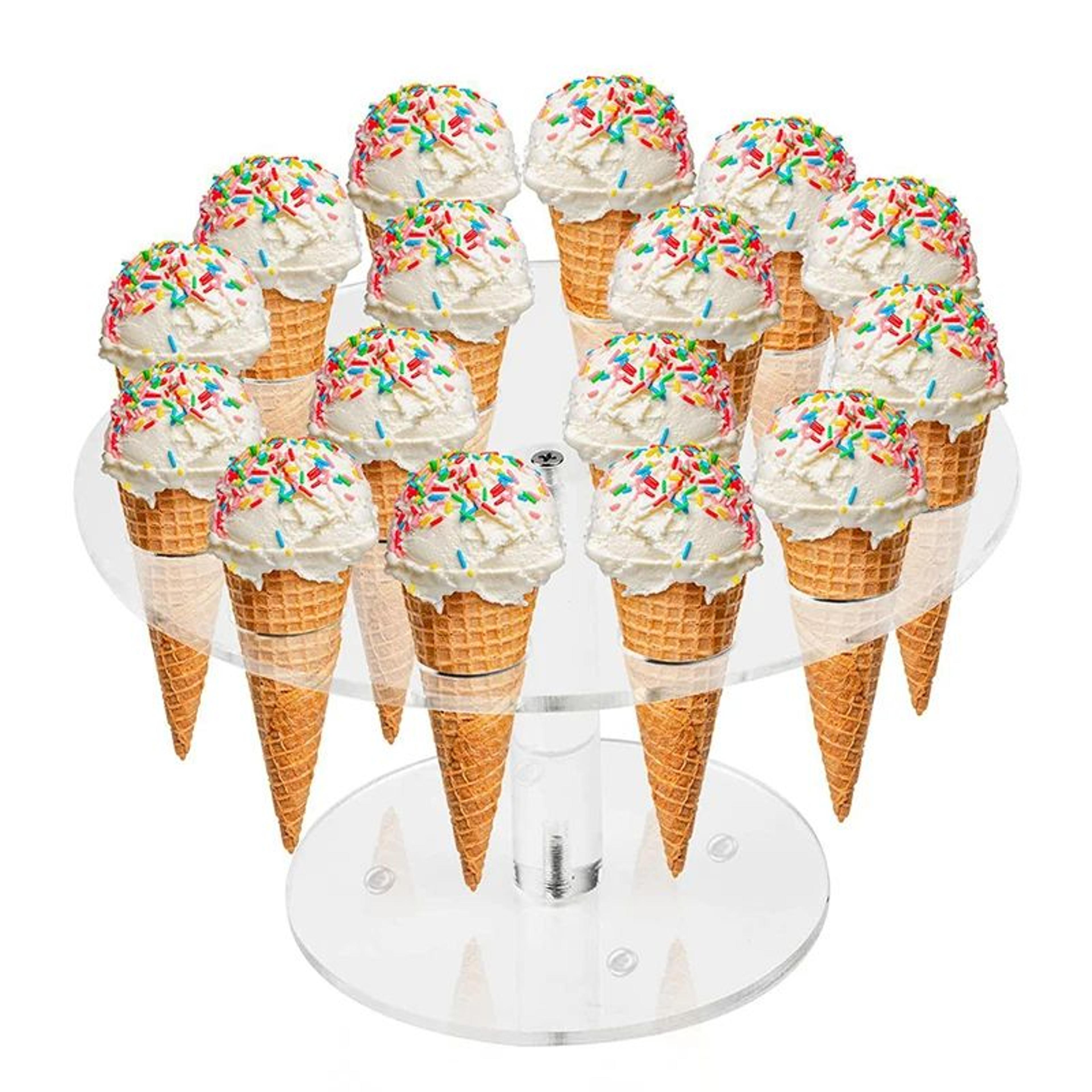 Acrylic Ice Cream Cone Display Stand 5