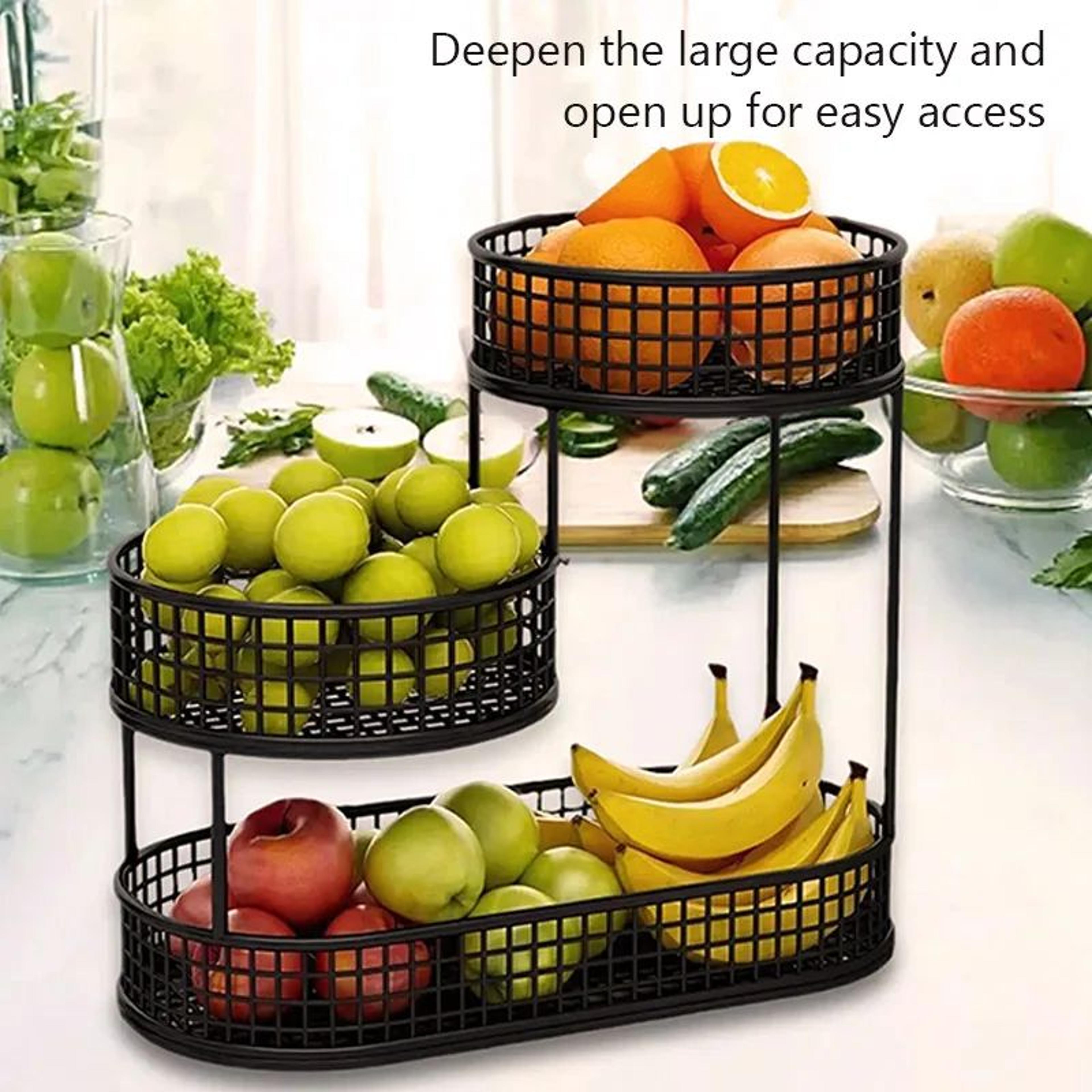 Multi Layer Stackable Fruit And Vegetable Storage Rack 3