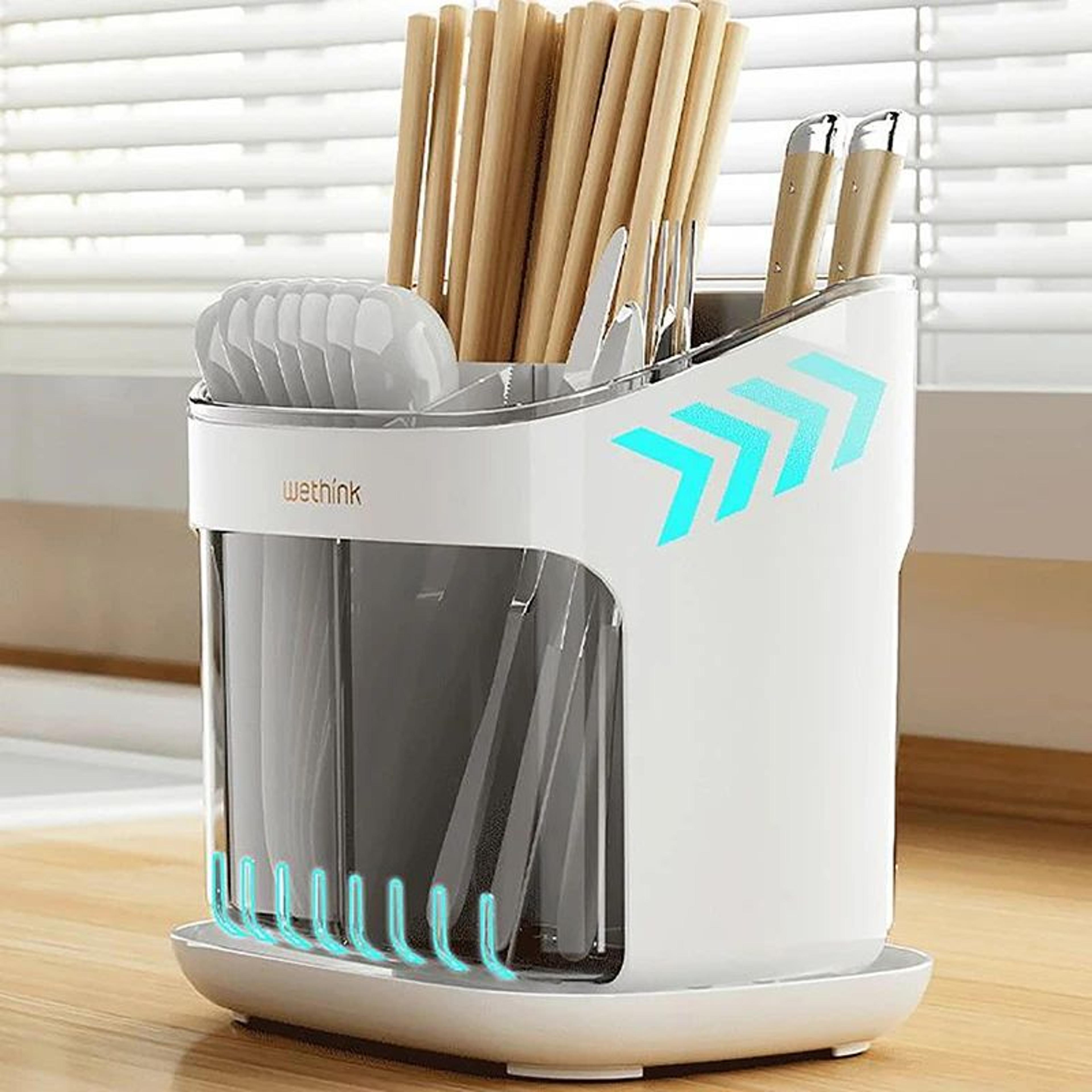 Multifunctional Chopstick Holder With Drain Tray 2