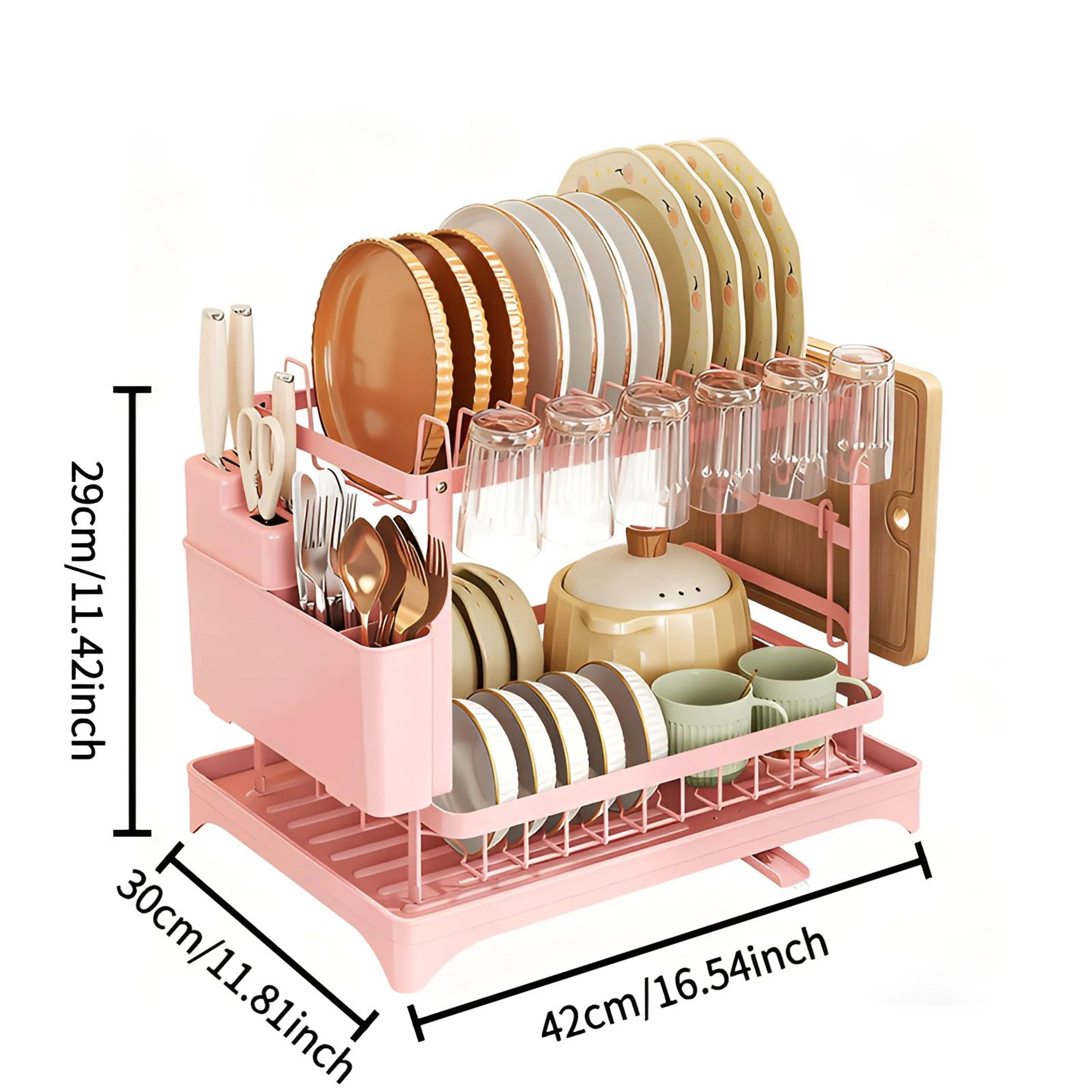 2 Tier Large Capacity Hanging Wire Storage Basket 8