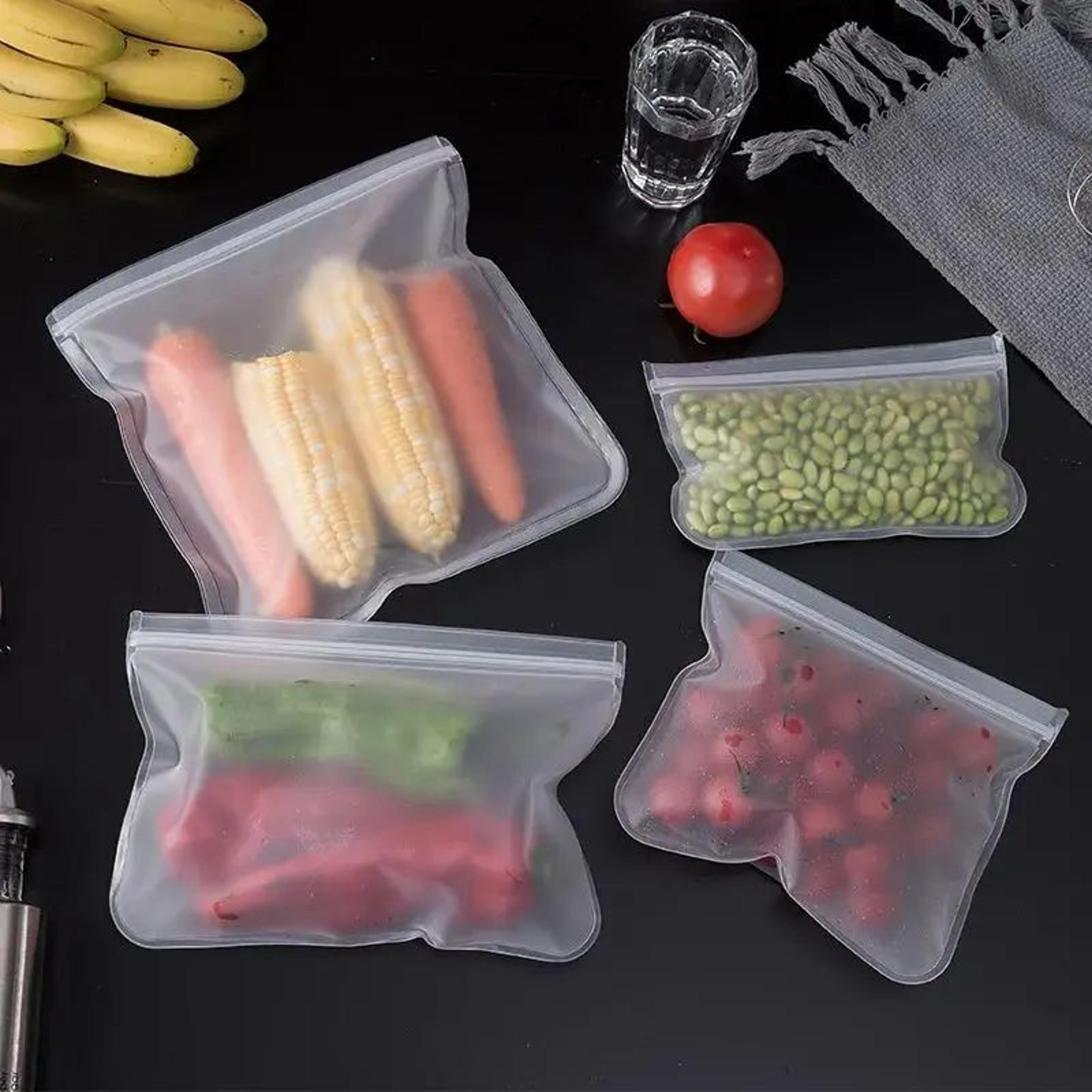 Reusable Silicone Food Storage Bag Set 2