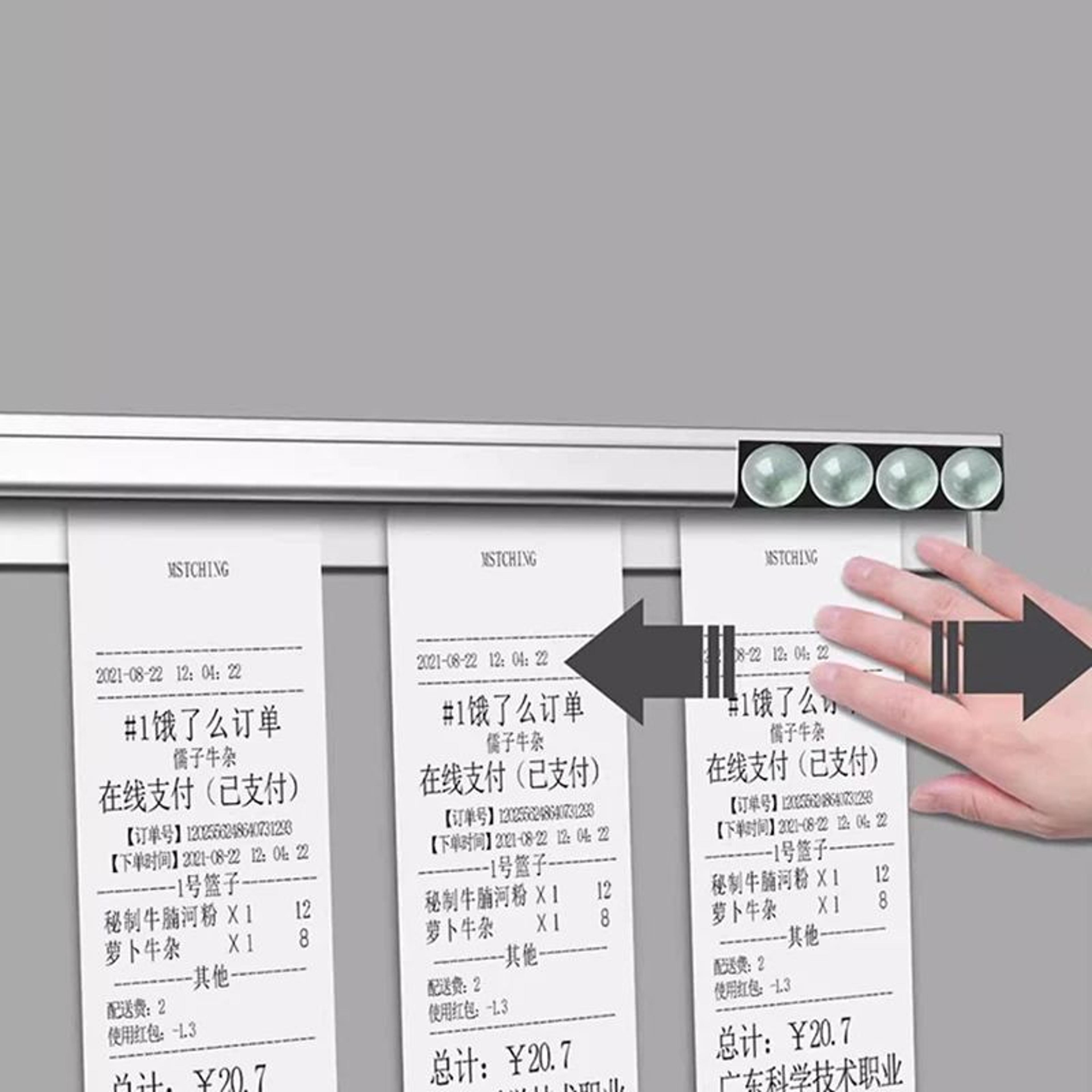 Aluminum Kitchen Order Ticket Holder 3