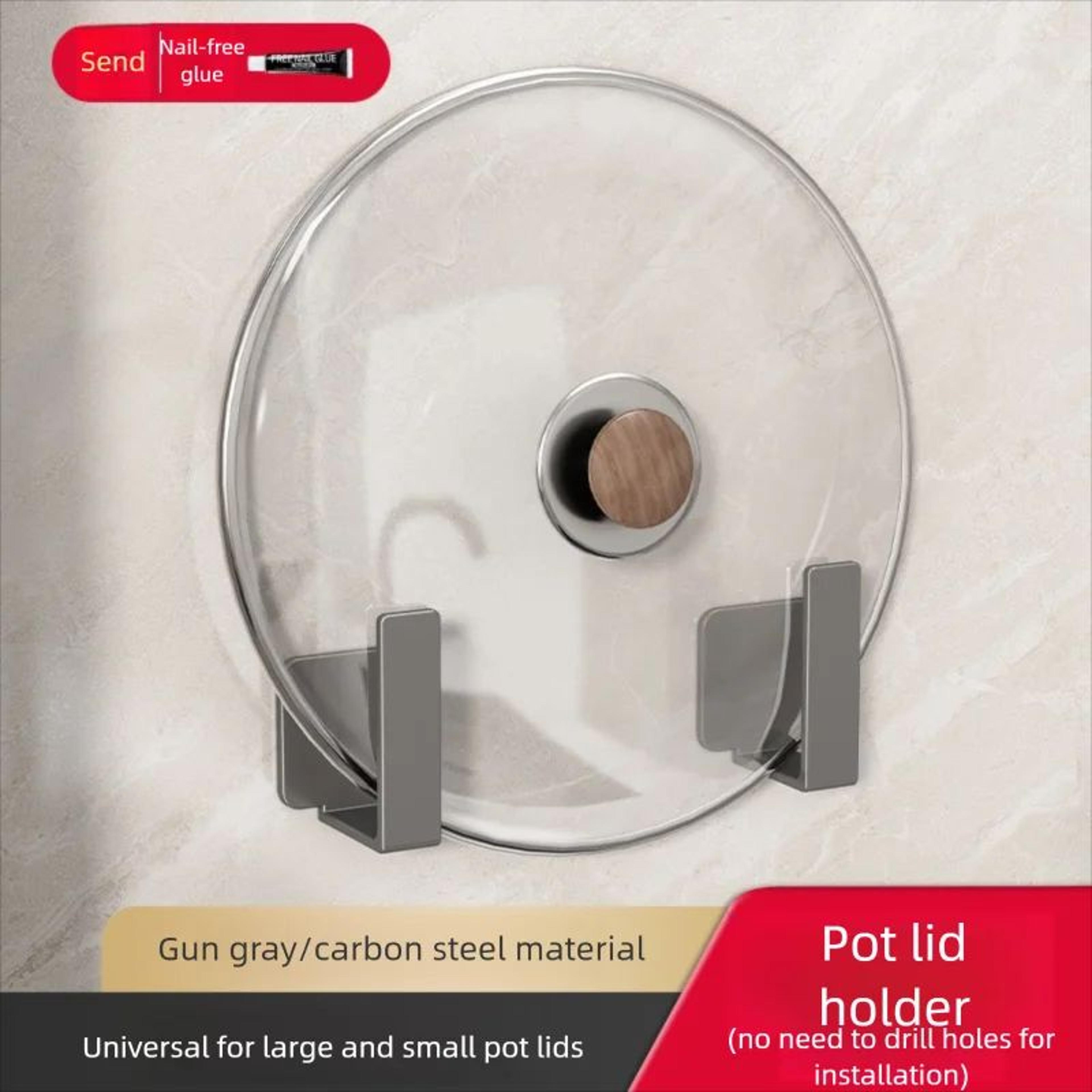 Kitchen Pot Lid And Cutting Board Storage Rack 6