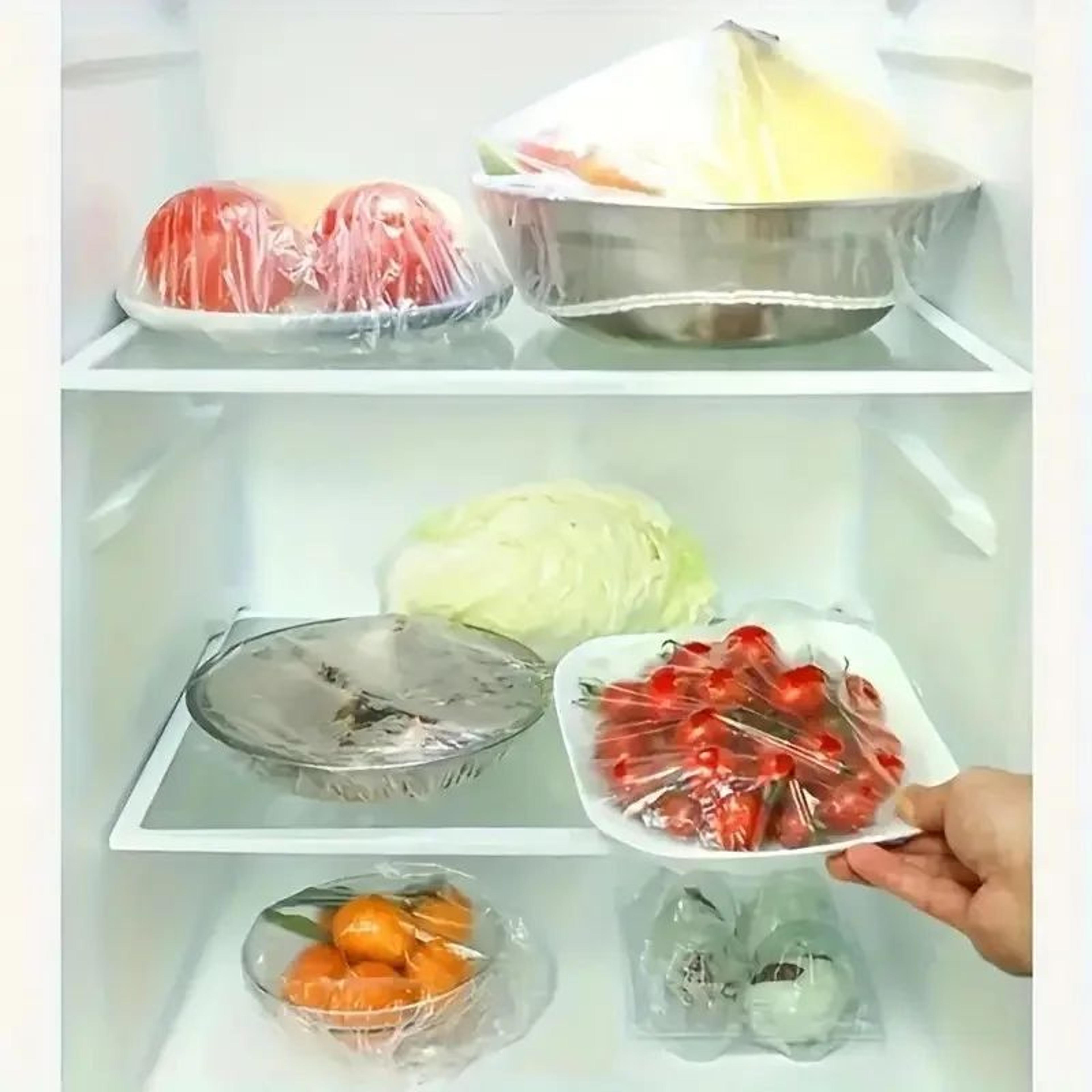 Reusable Elastic Food Cover Set For Plastic Bowls And Plates 3