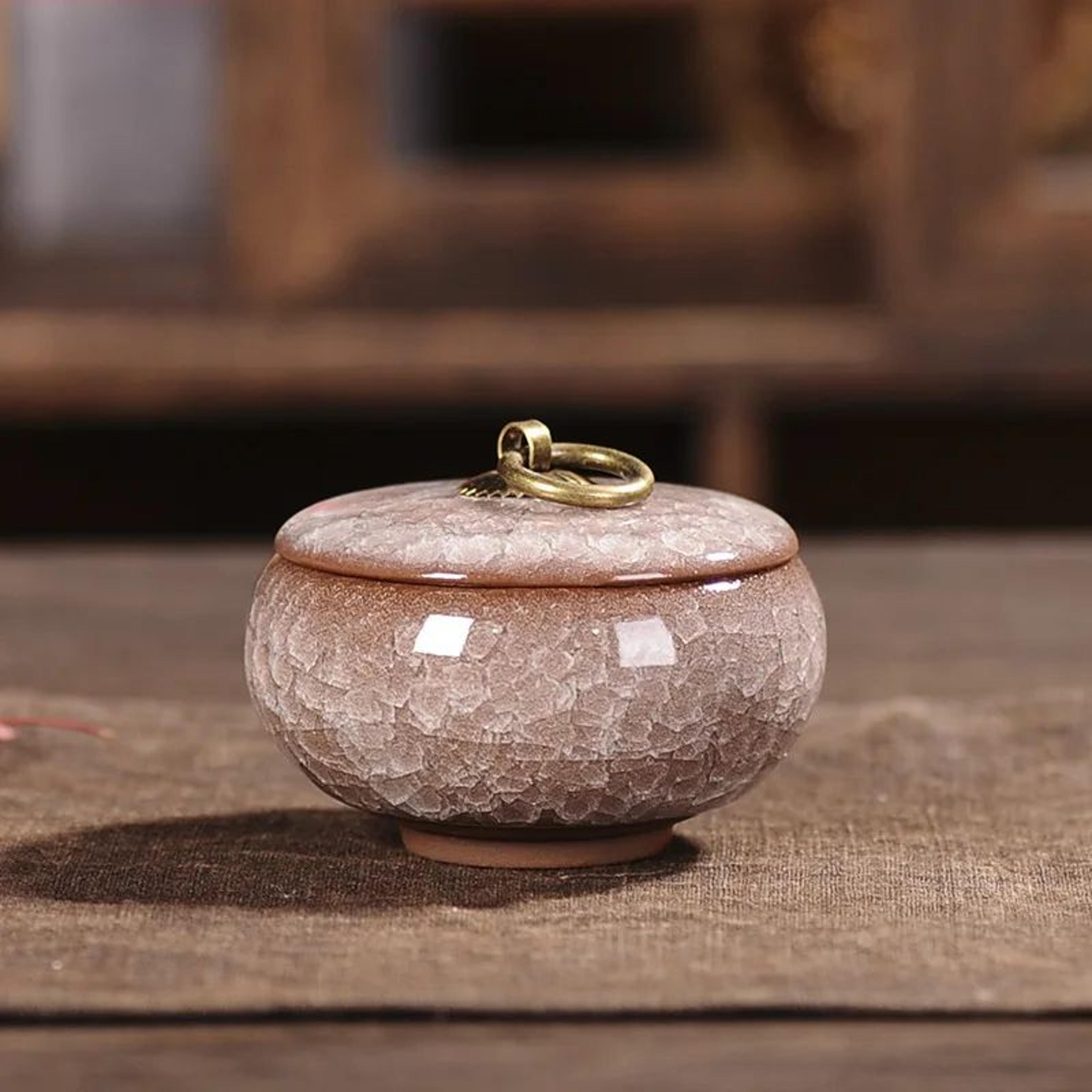 Mini Ceramic Tea Coffee Sugar Storage Jar 13