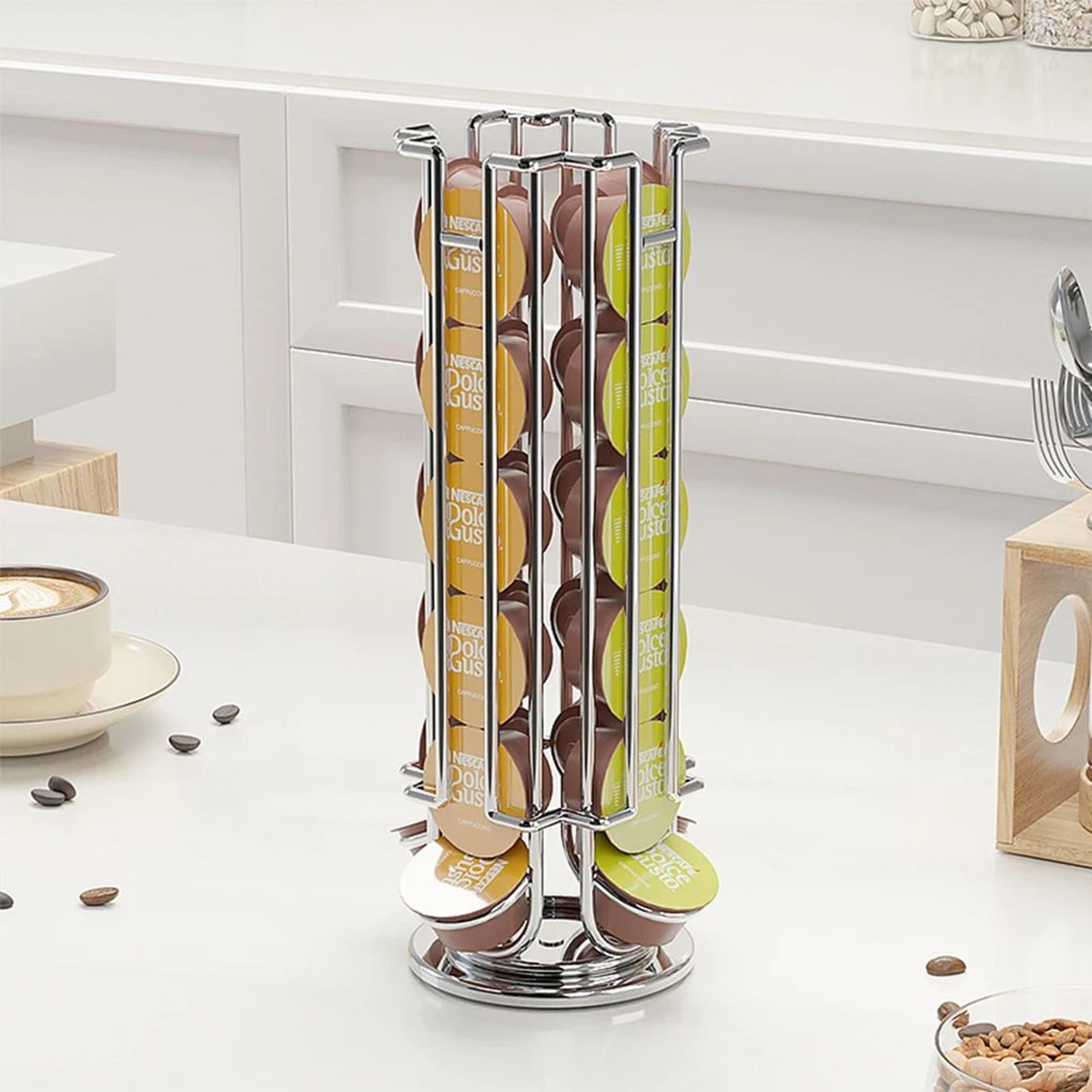 360 Rotating Coffee Pod Holder For Dolce Gusto Capsules 2