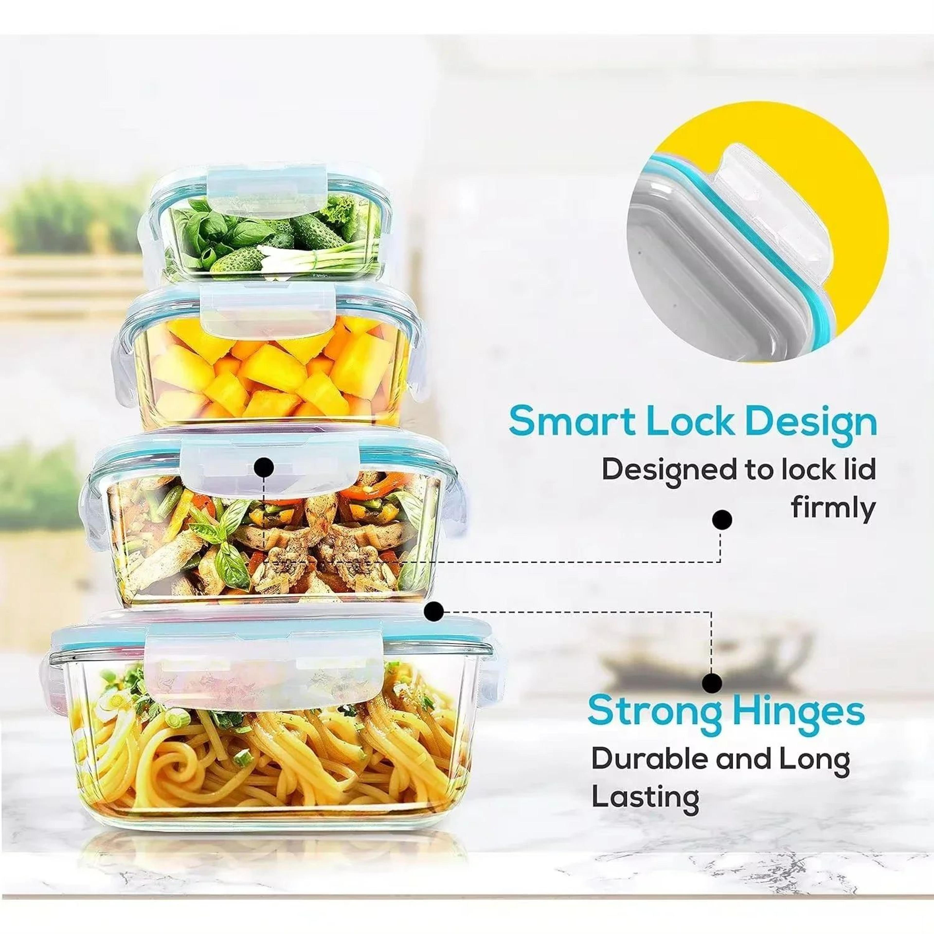 Glass Airtight Meal Prep Lunch Box Container 1