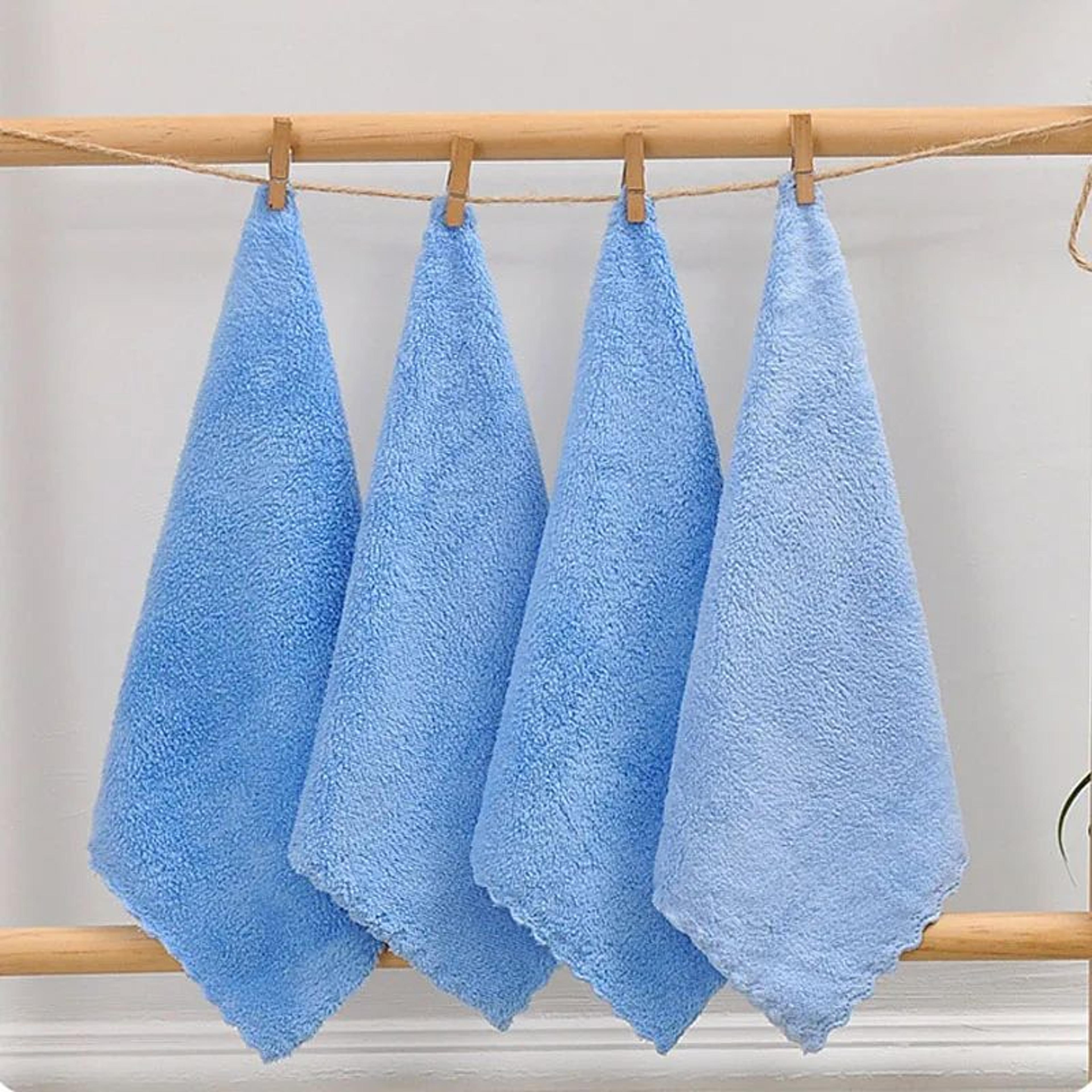 Soft Coral Fleece Hand And Face Towels 11