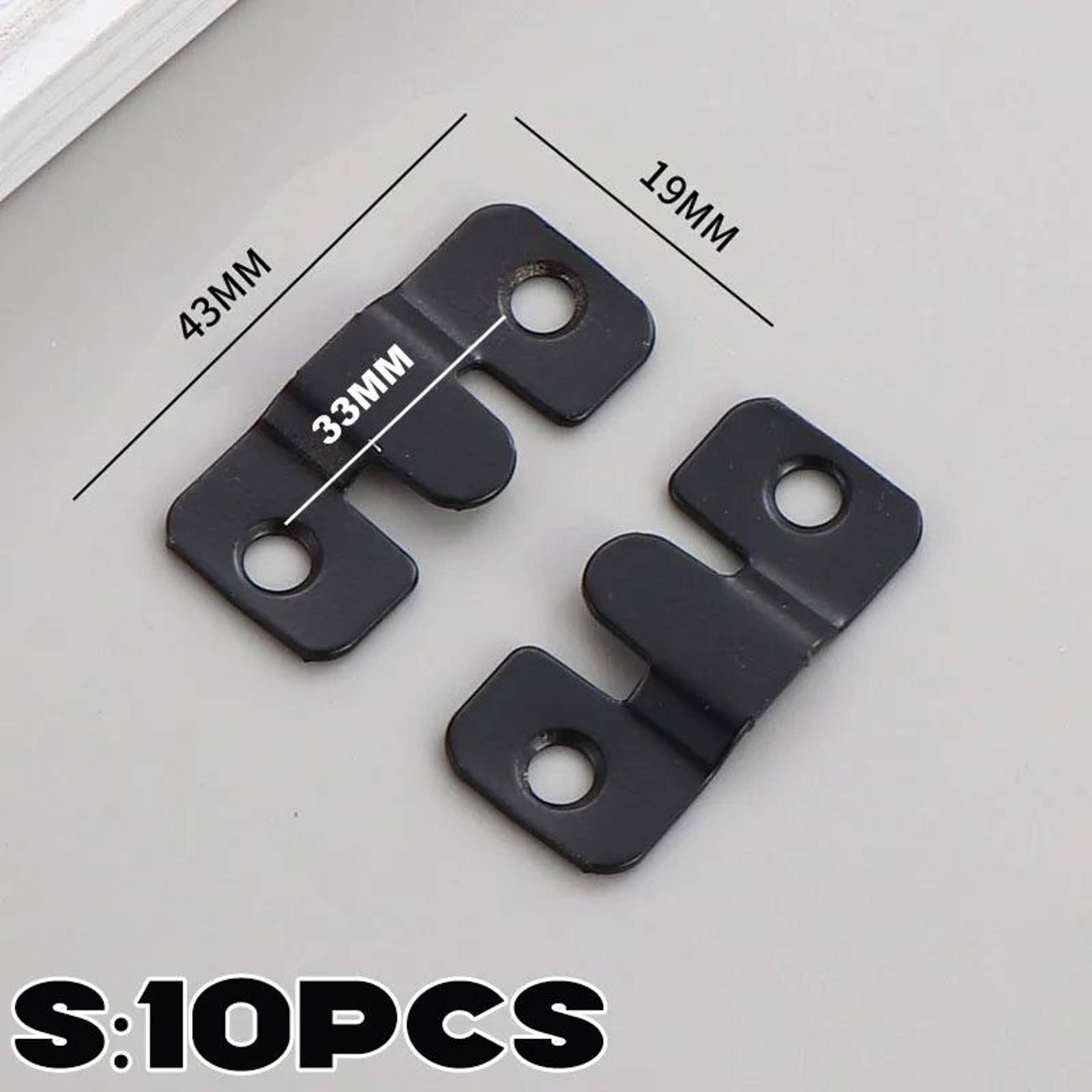 Stainless Steel Flush Mount Picture Frame Hooks Set 8