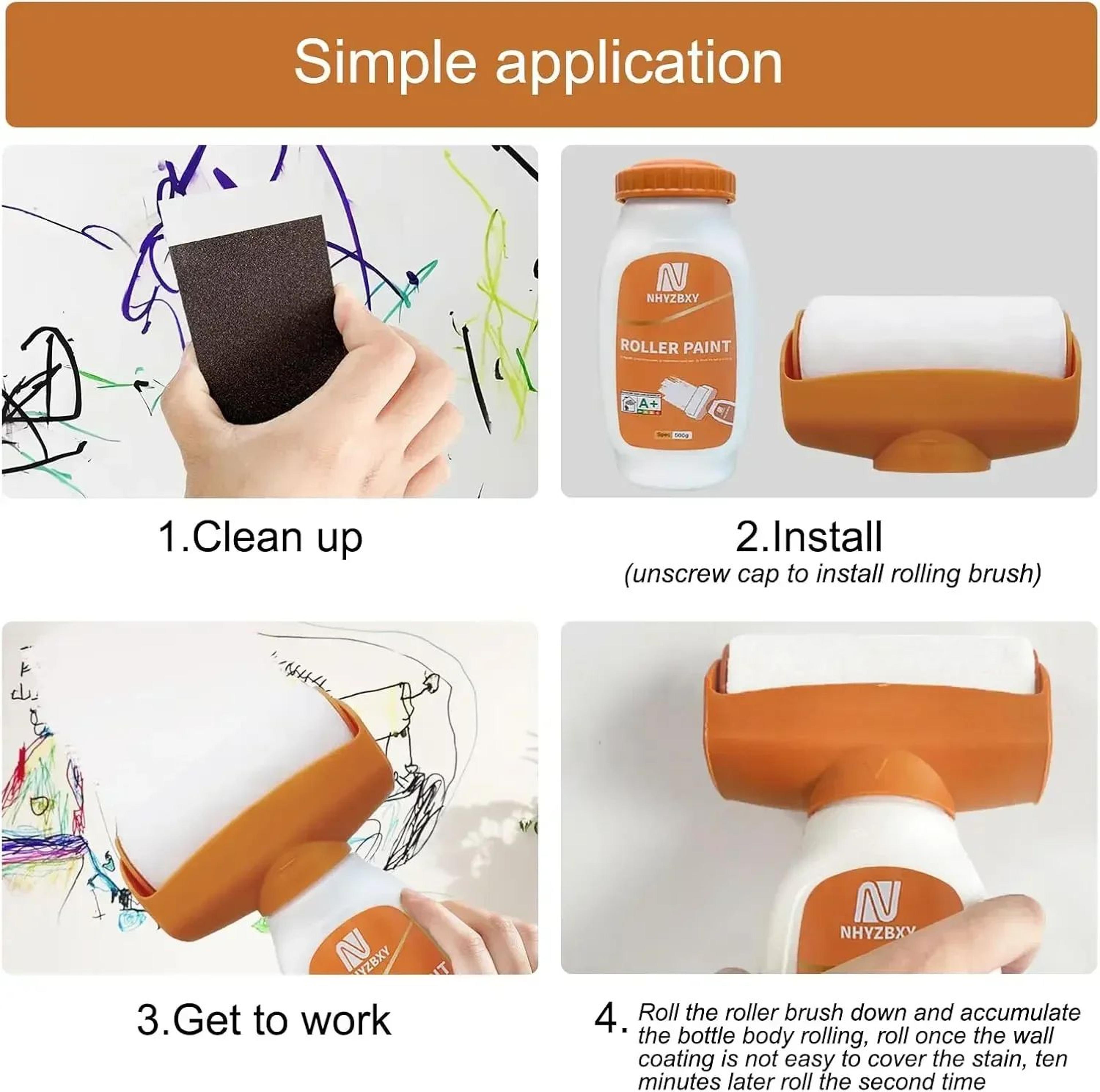 Portable Antibacterial Wall Paint Repair Roller Kit 9
