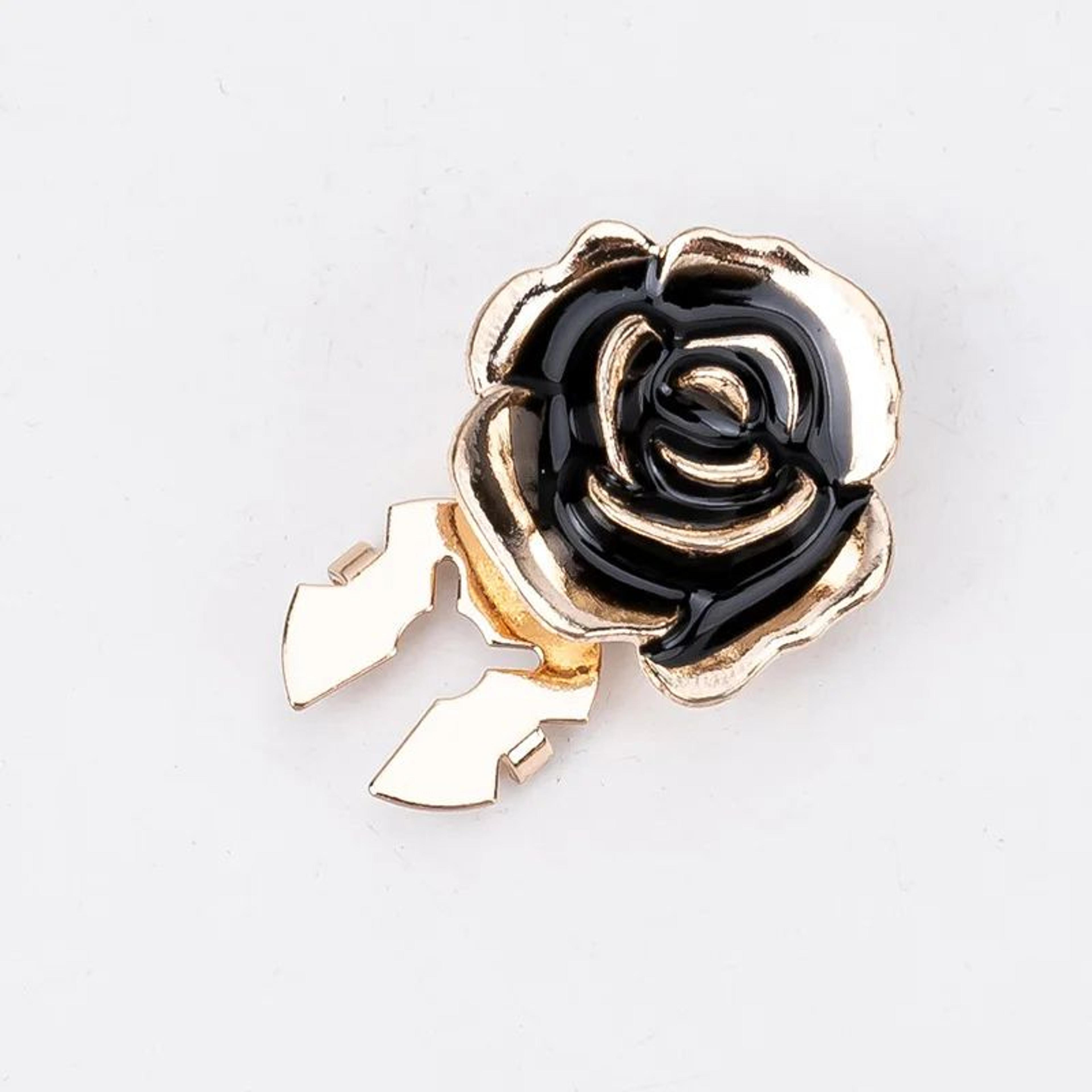 Crystal Pearl Clip On Decorative Button Covers 11