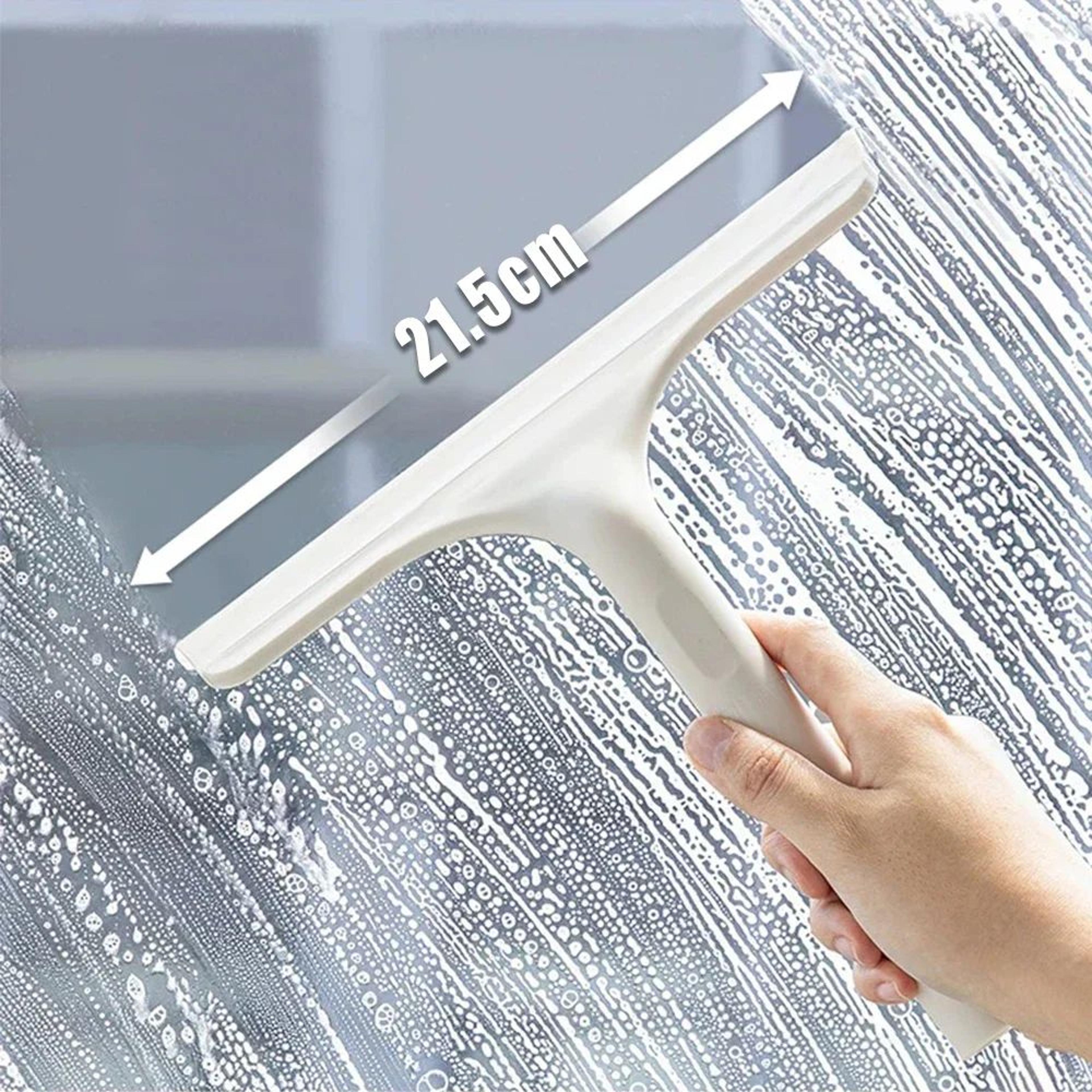 3 In 1 Window Cleaning Spray Squeegee With Microfiber Scrubber 3