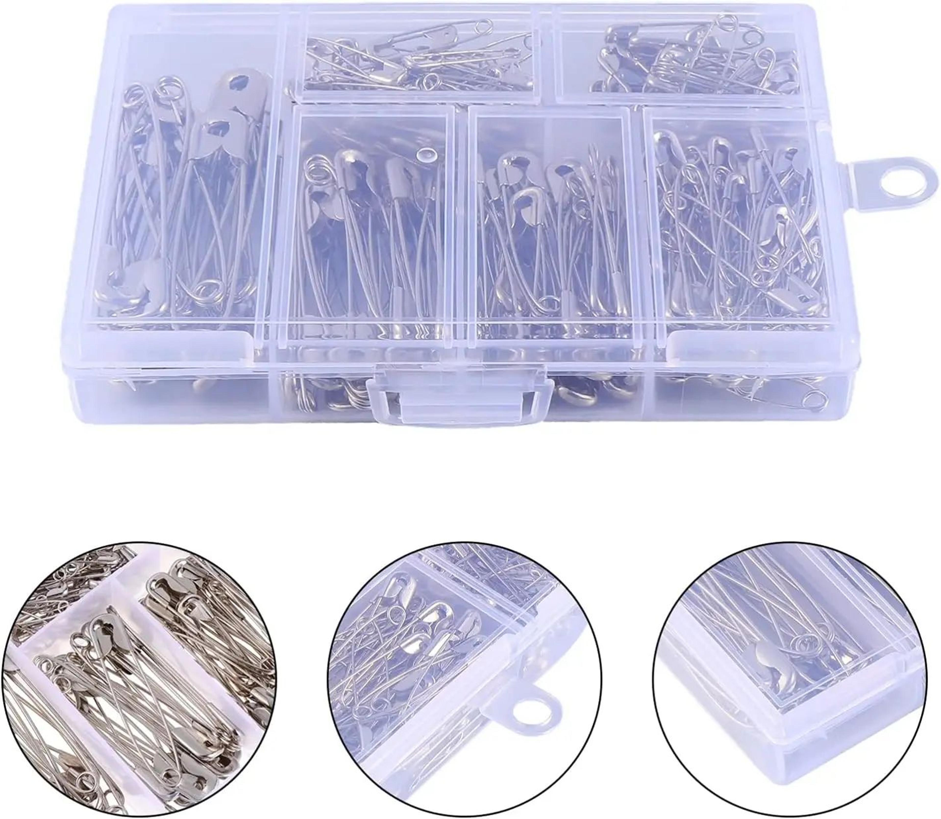250PCS Stainless Steel Safety Pins Assortment Set 4