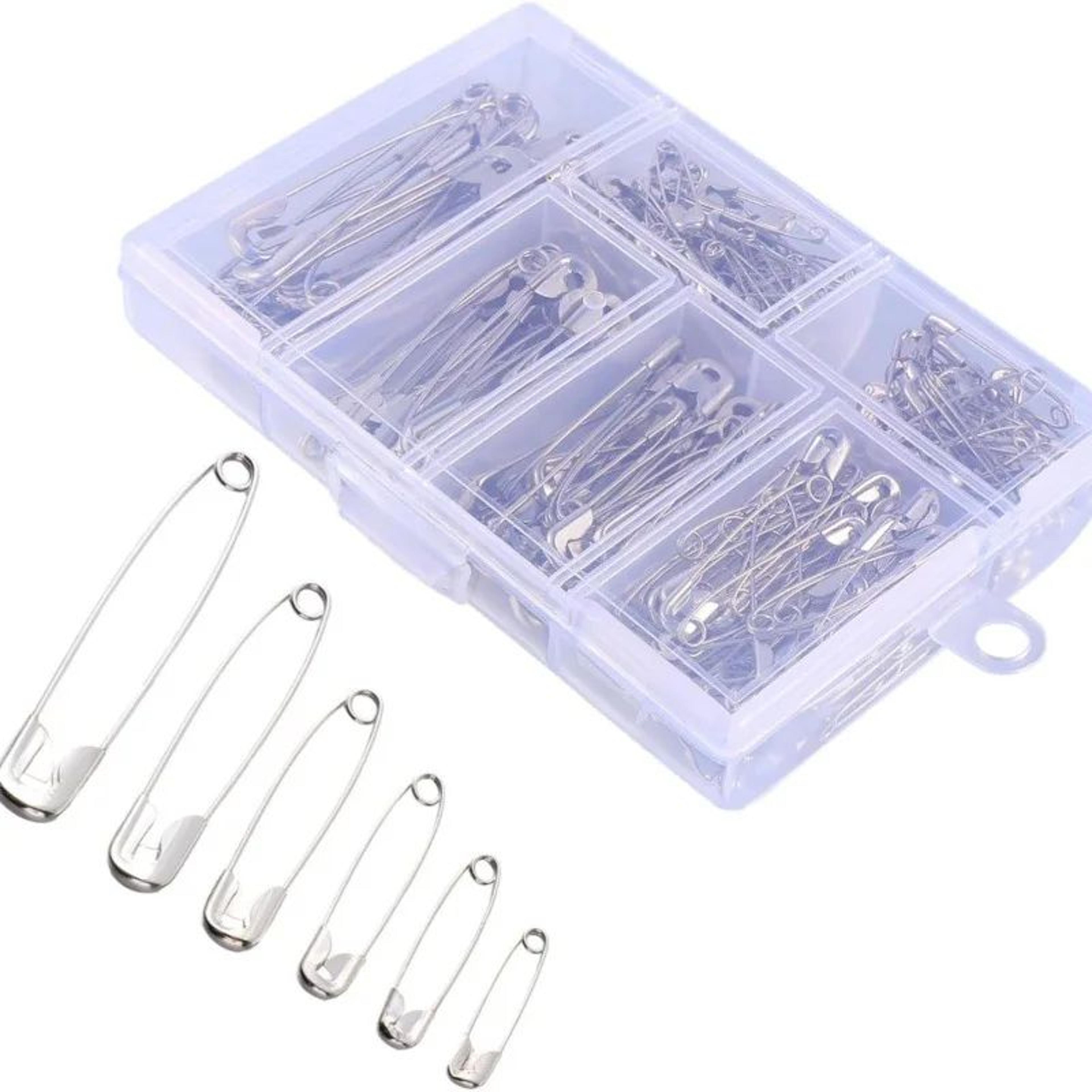 250PCS Stainless Steel Safety Pins Assortment Set 6