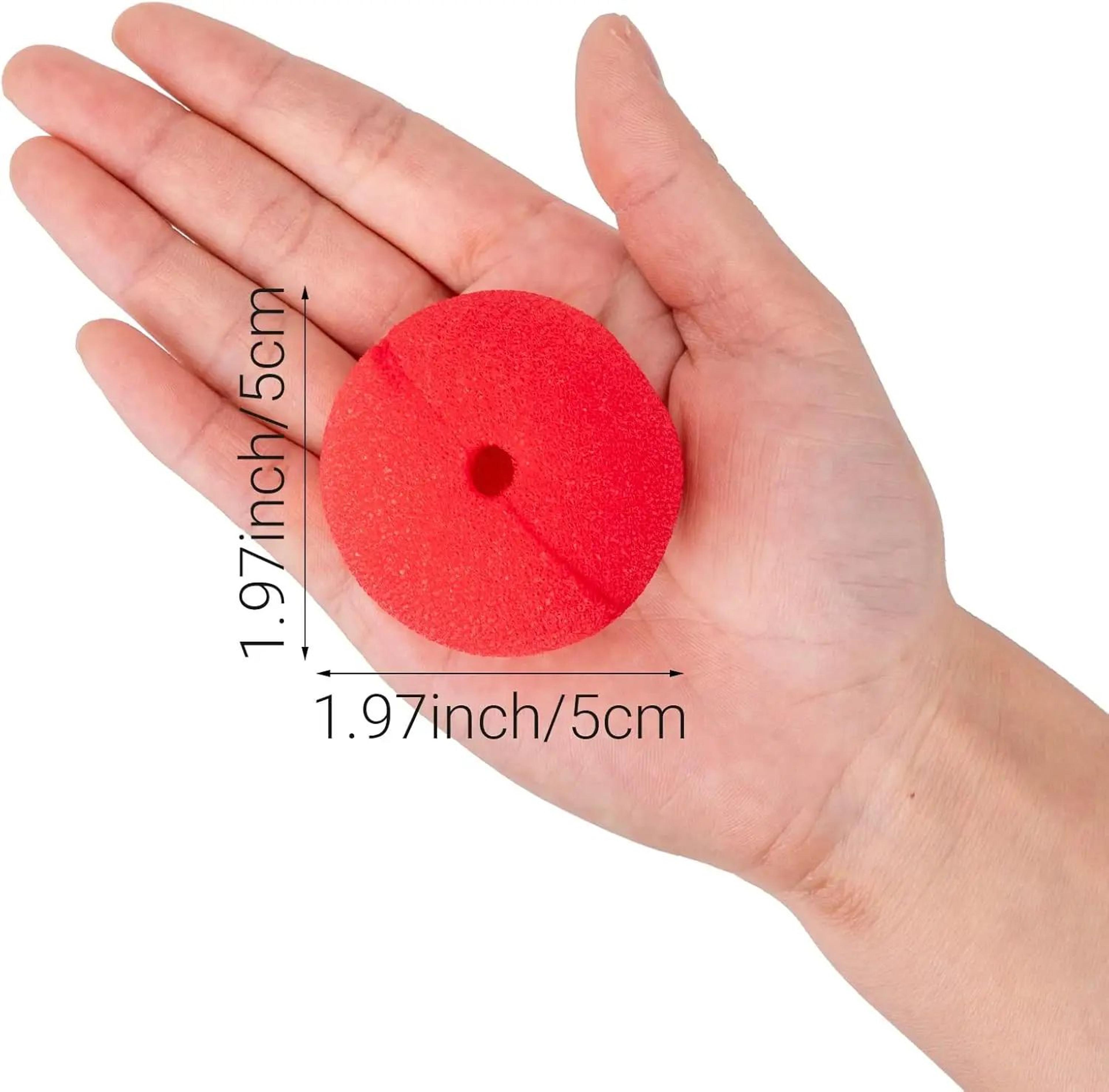 Red Foam Clown Nose Costume Party Props 2