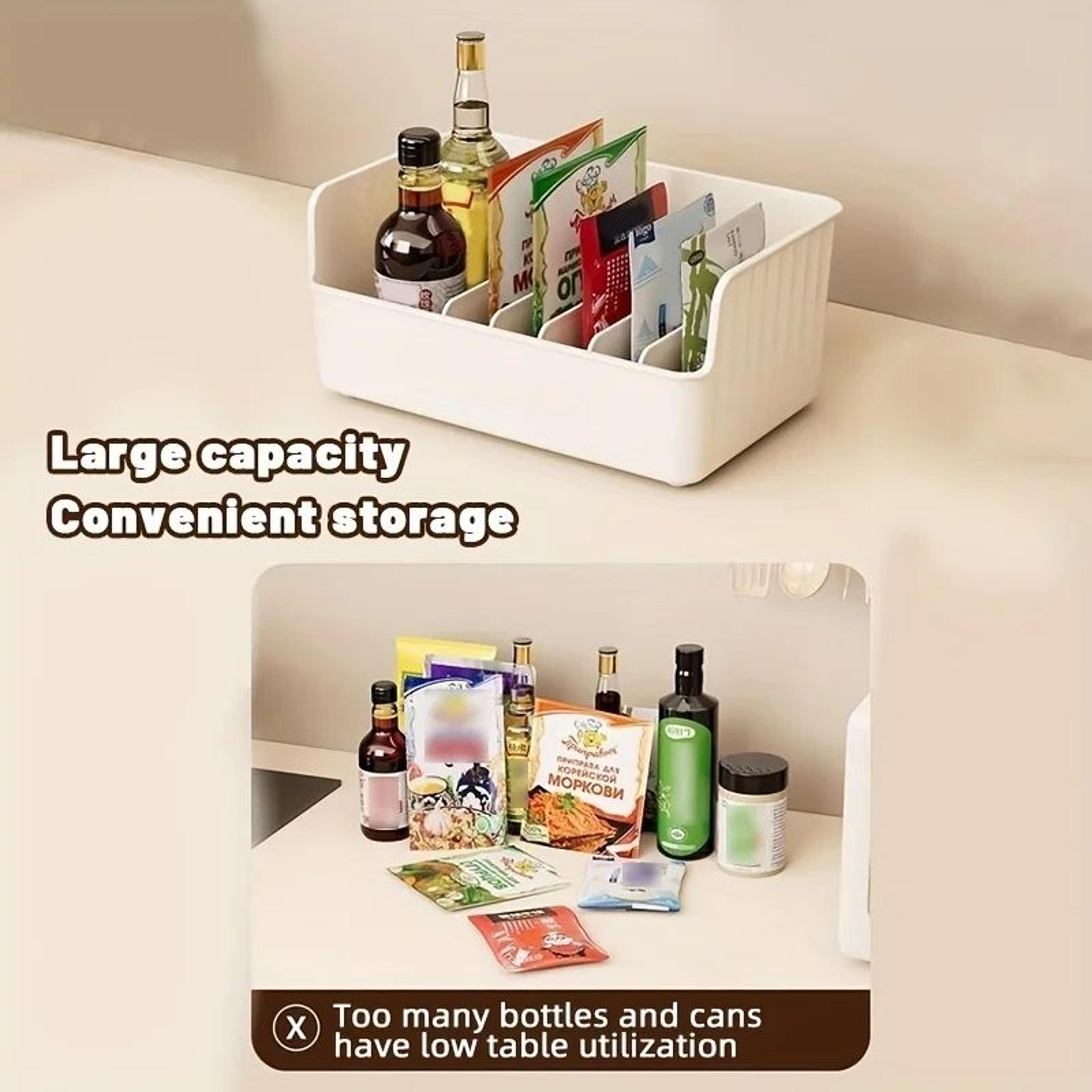 6 Compartment Detachable Spice Rack Storage Organizer 2