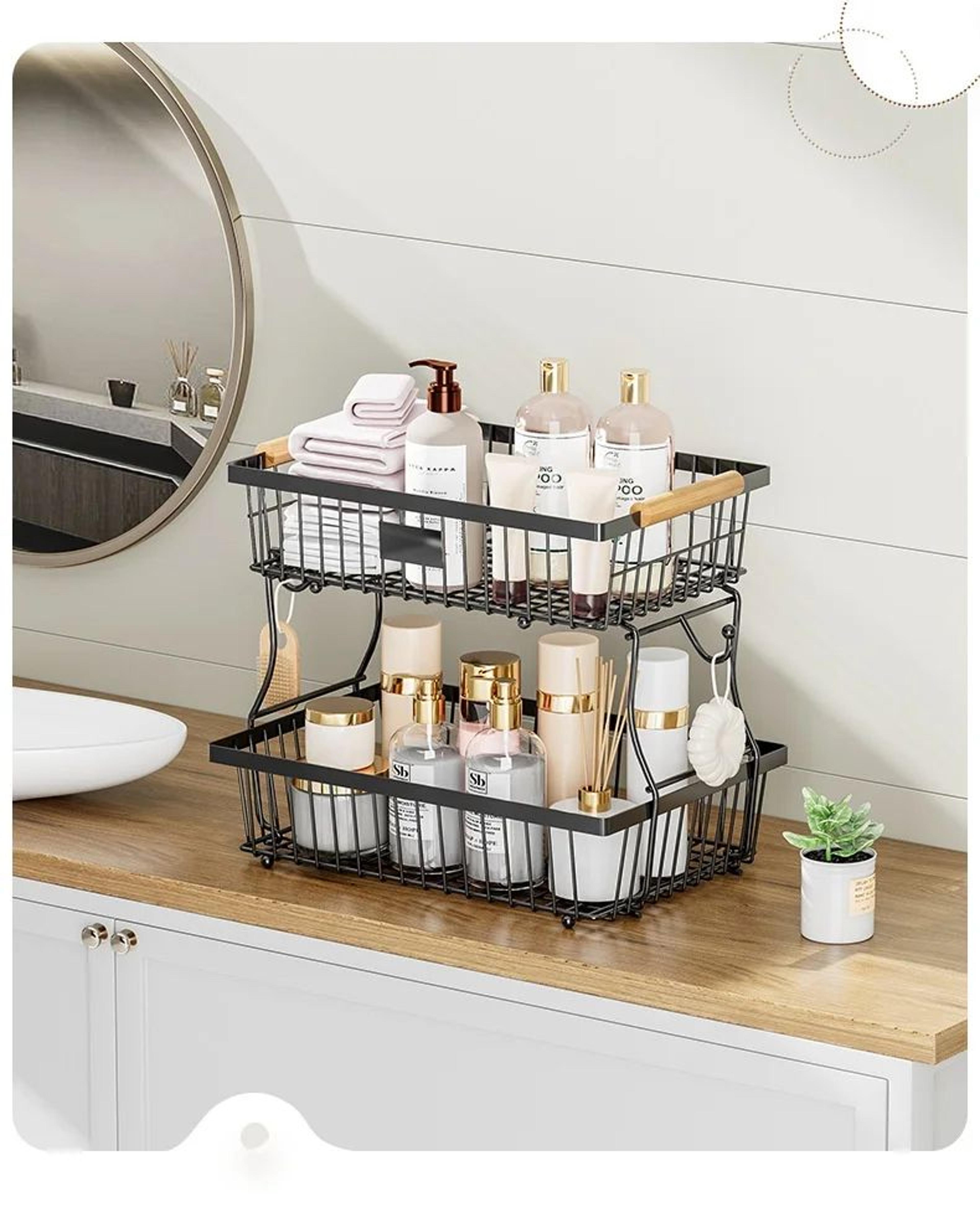 Double Layer Fruit And Vegetable Storage Rack 10